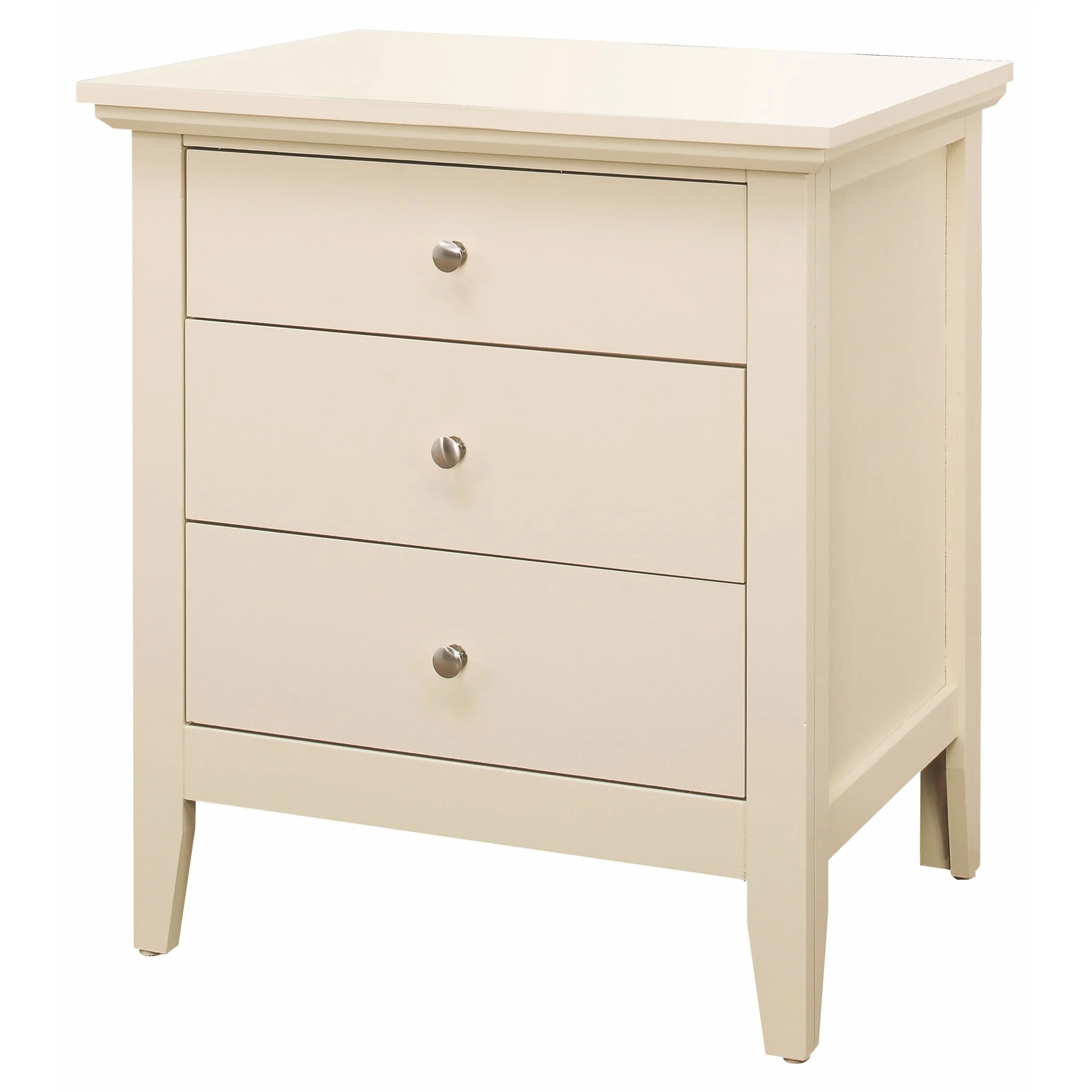 LYKE Home 3 Drawer Haddon Nightstand