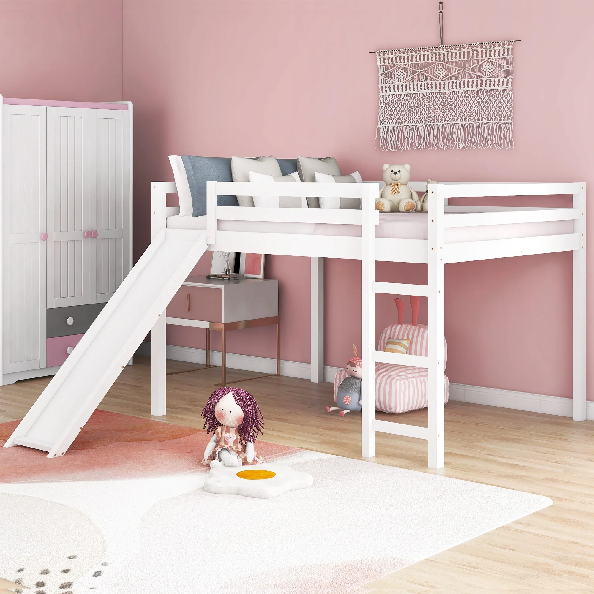 Loft Bed with Slide