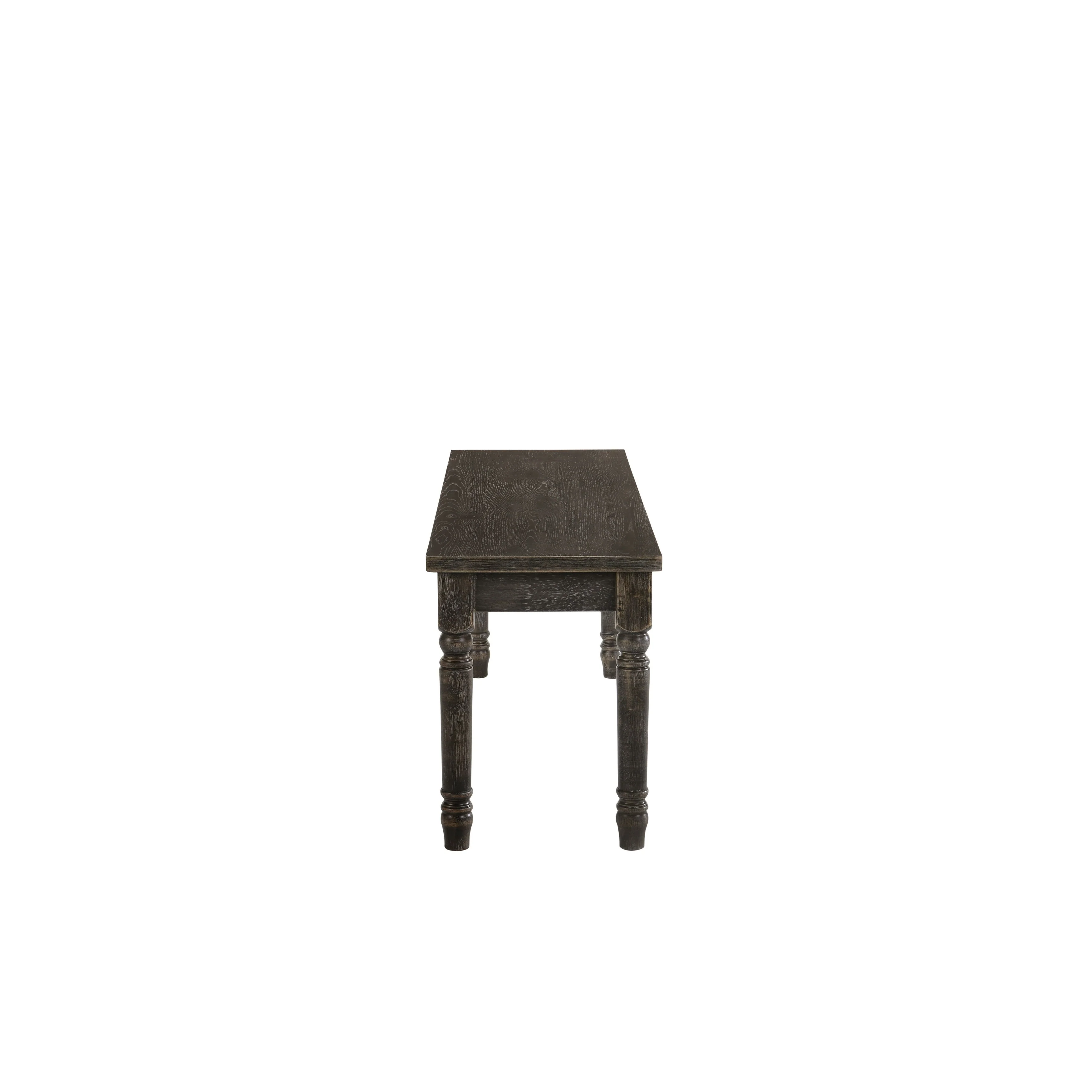 Weathered Gray Finish Bench