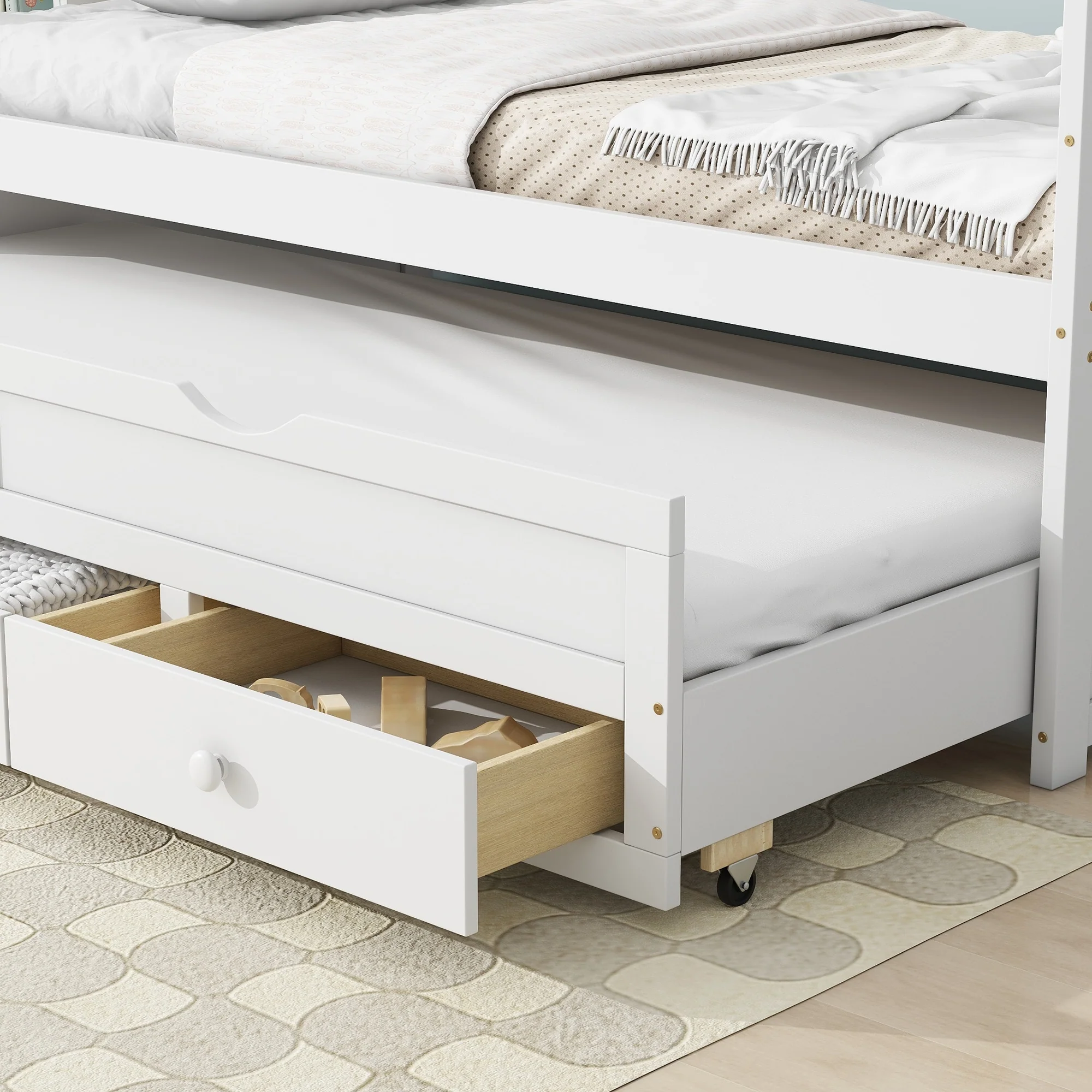 Bed with Headboard