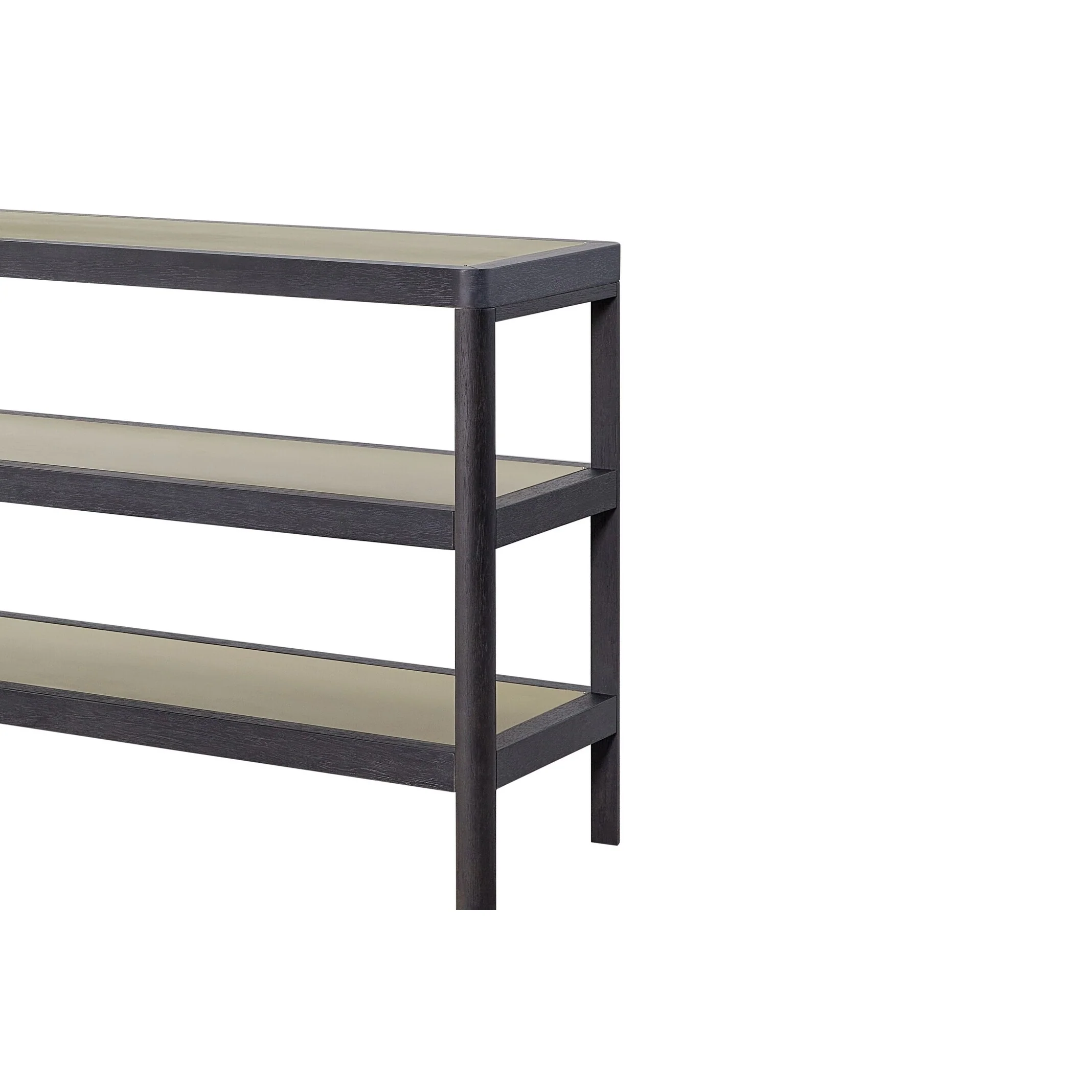 Console Table W/ Metal Insets