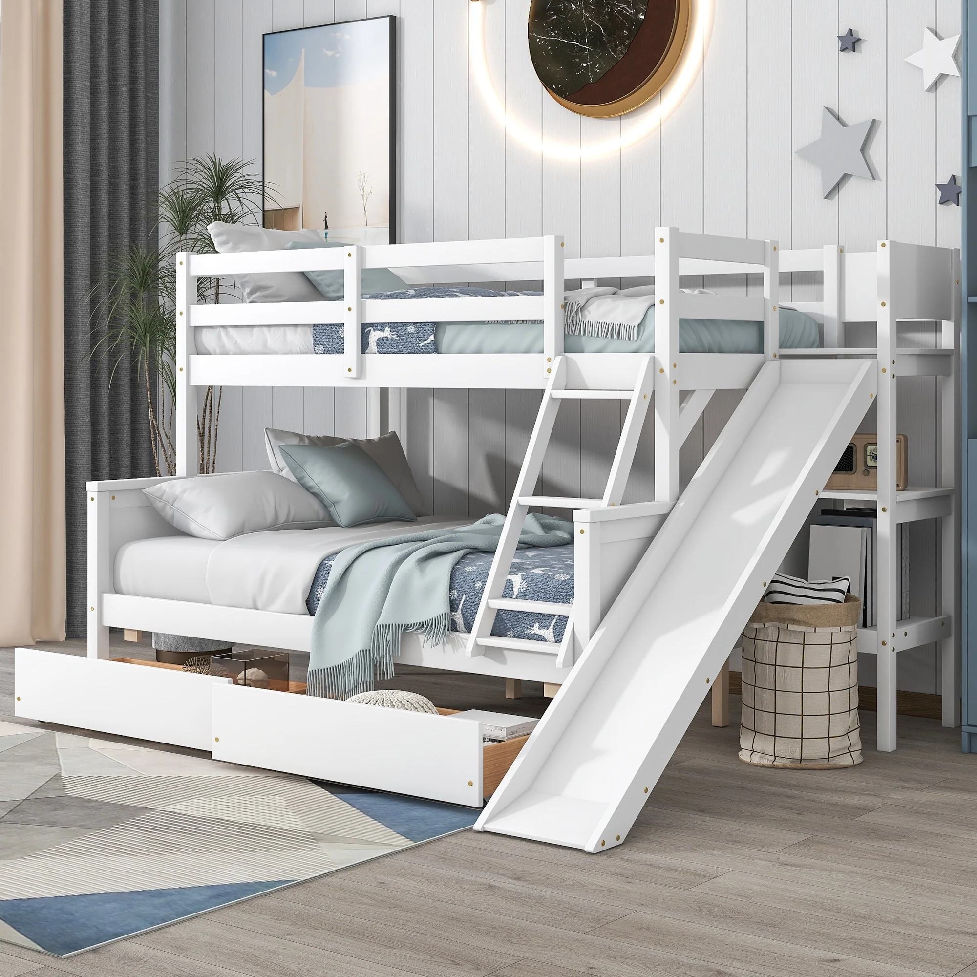 Bunk Bed with 2 Drawers