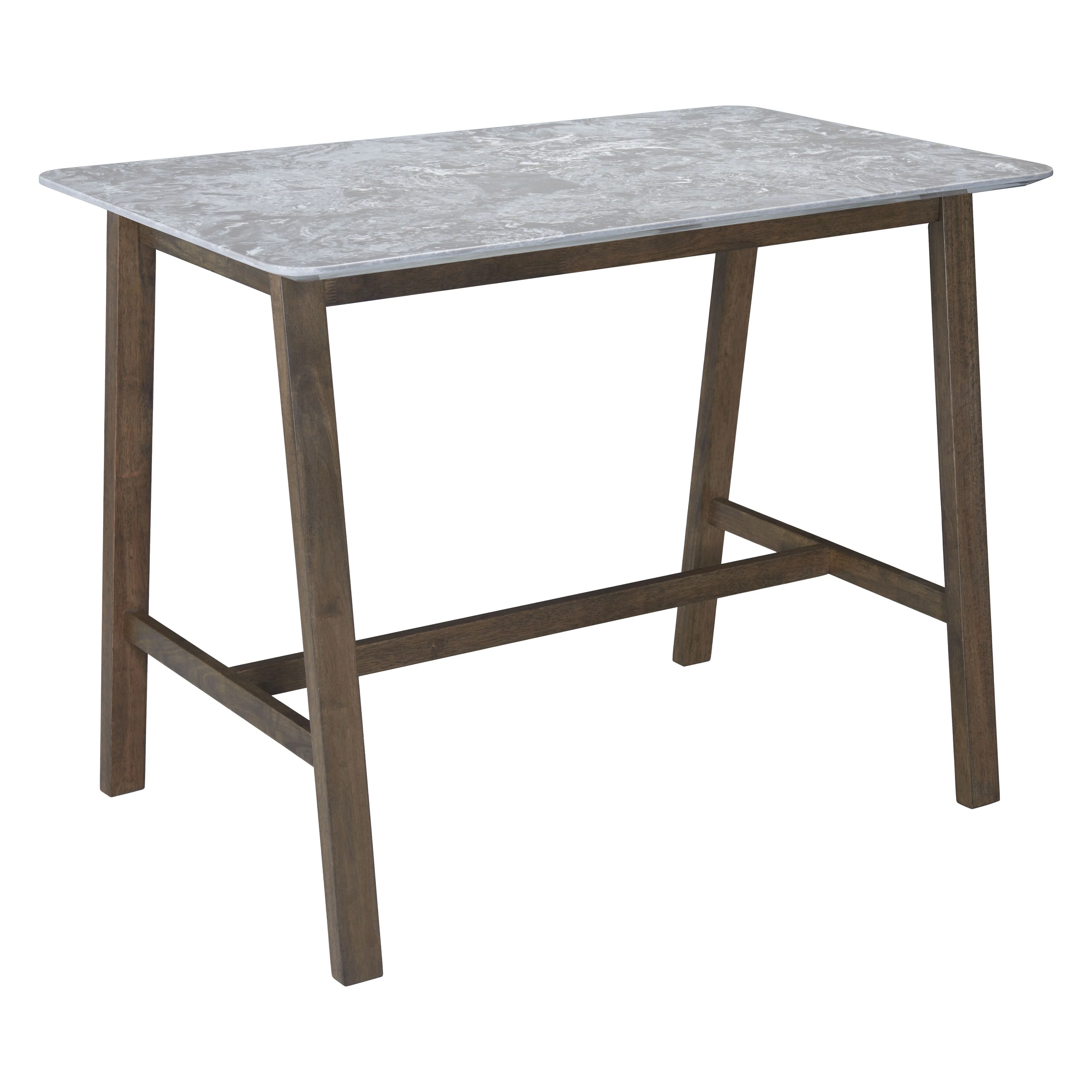 Mana Counter Table Gray & Espresso