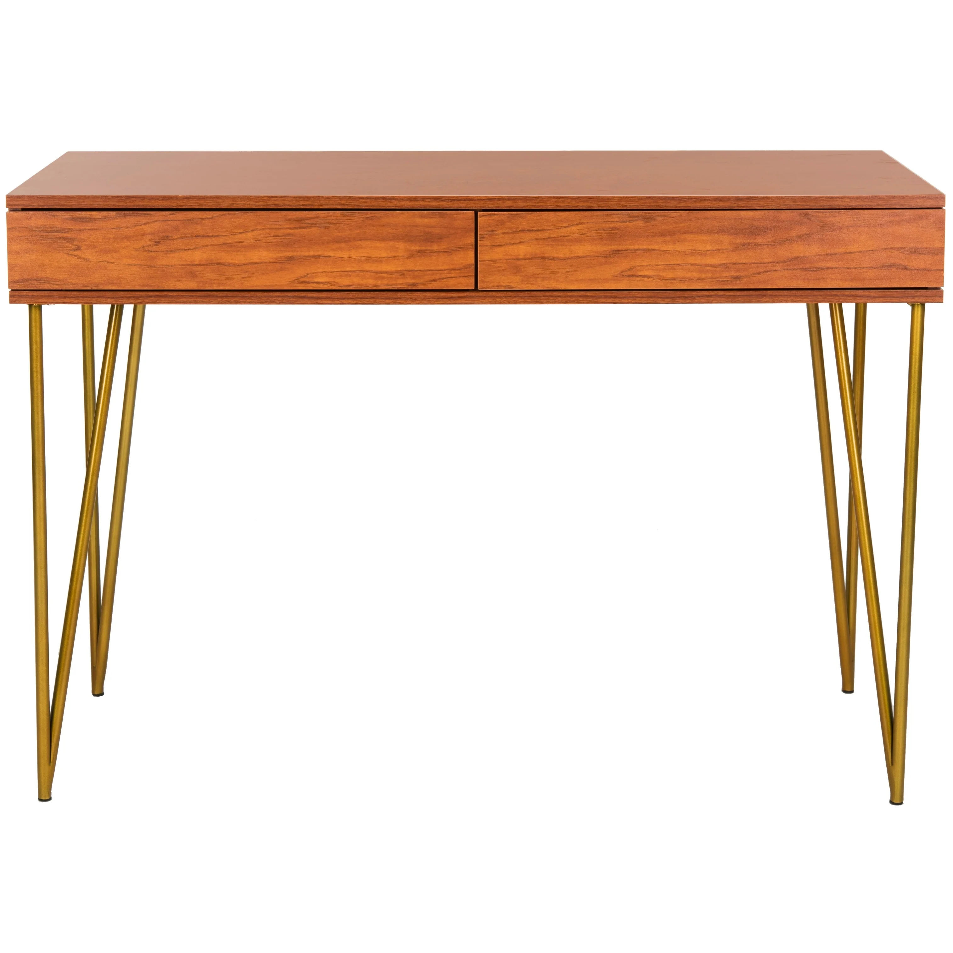 SAFAVIEH Pine Natural 2-drawer Desk