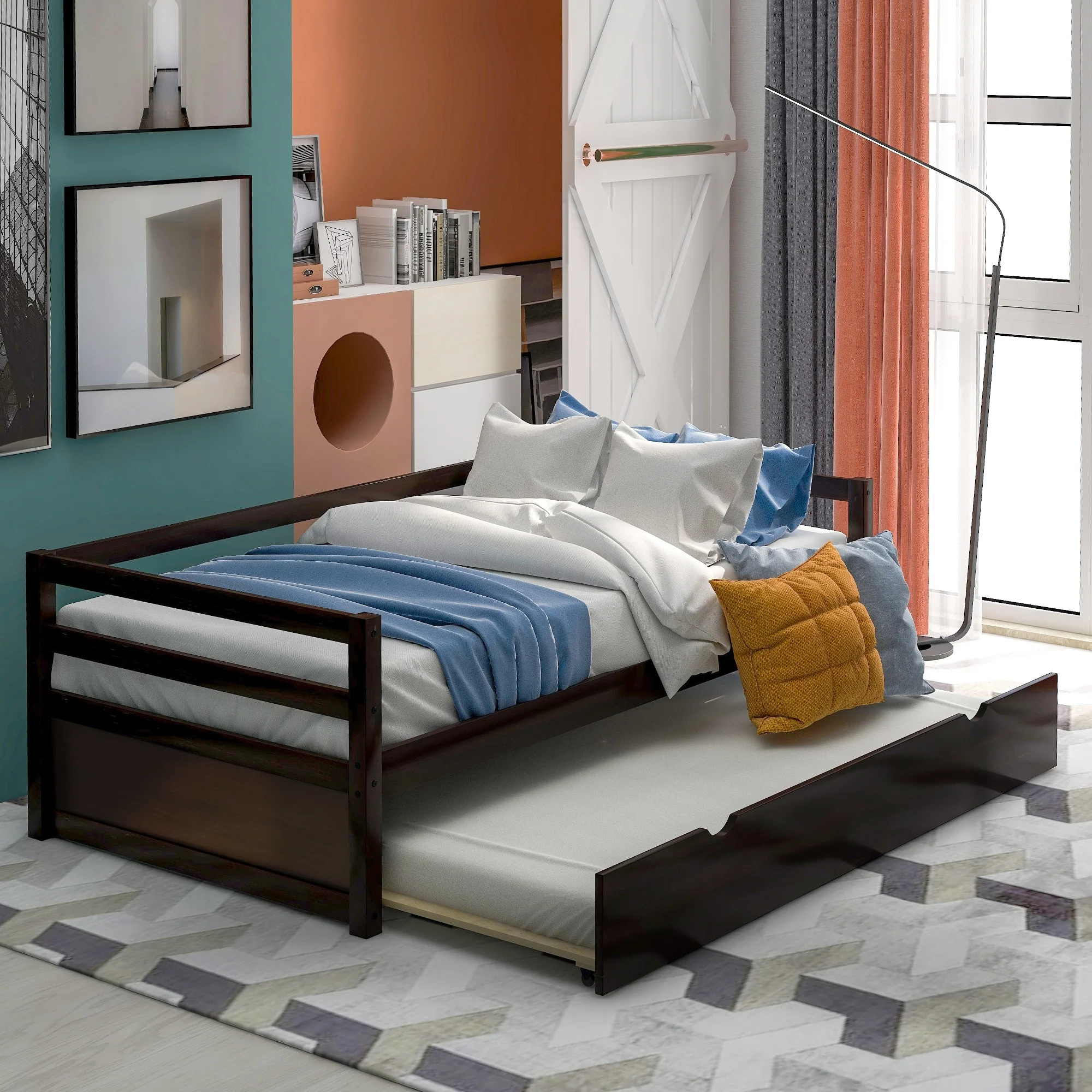 Daybed with Trundle Frame Set