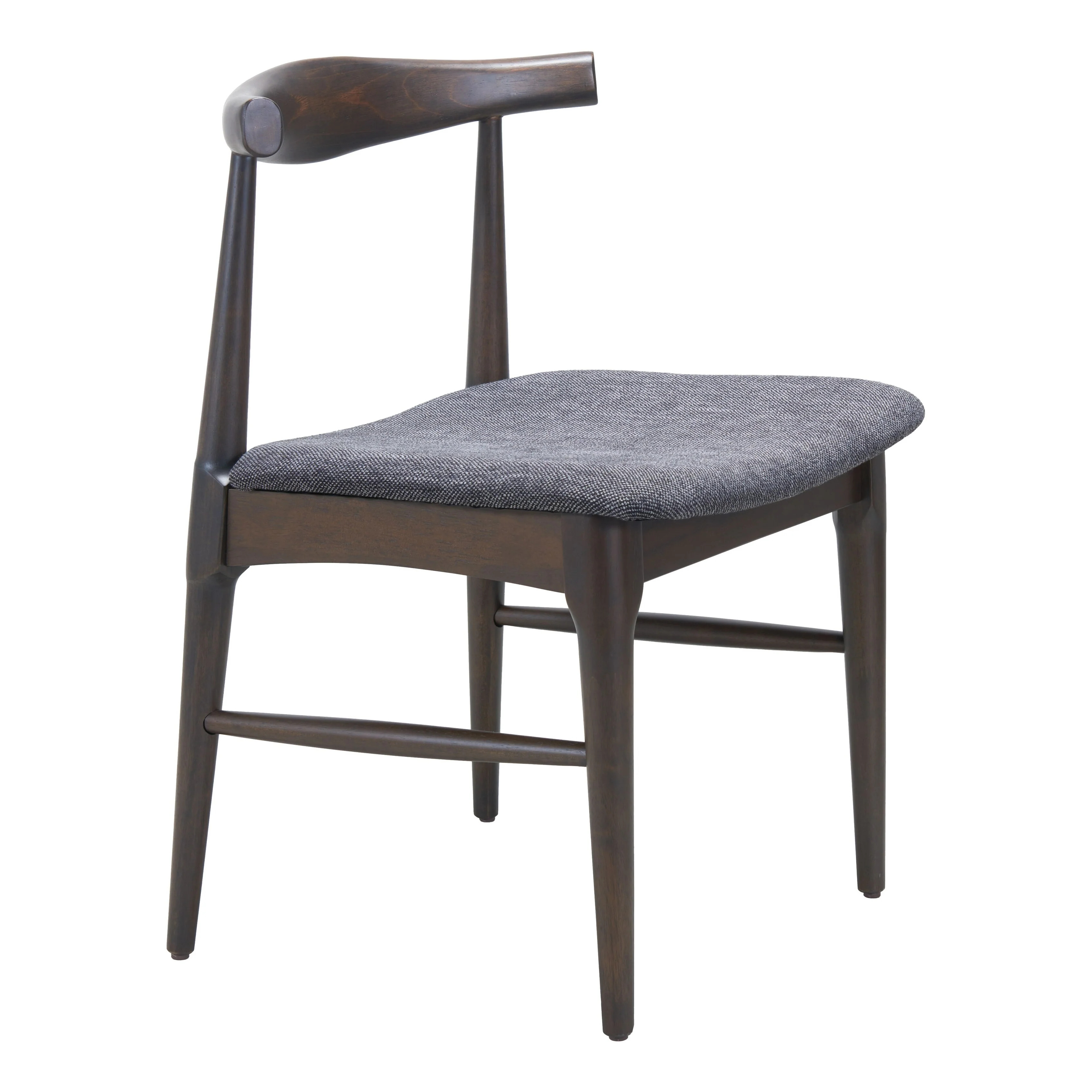 Tuzka Dining Chair Gray & Espresso