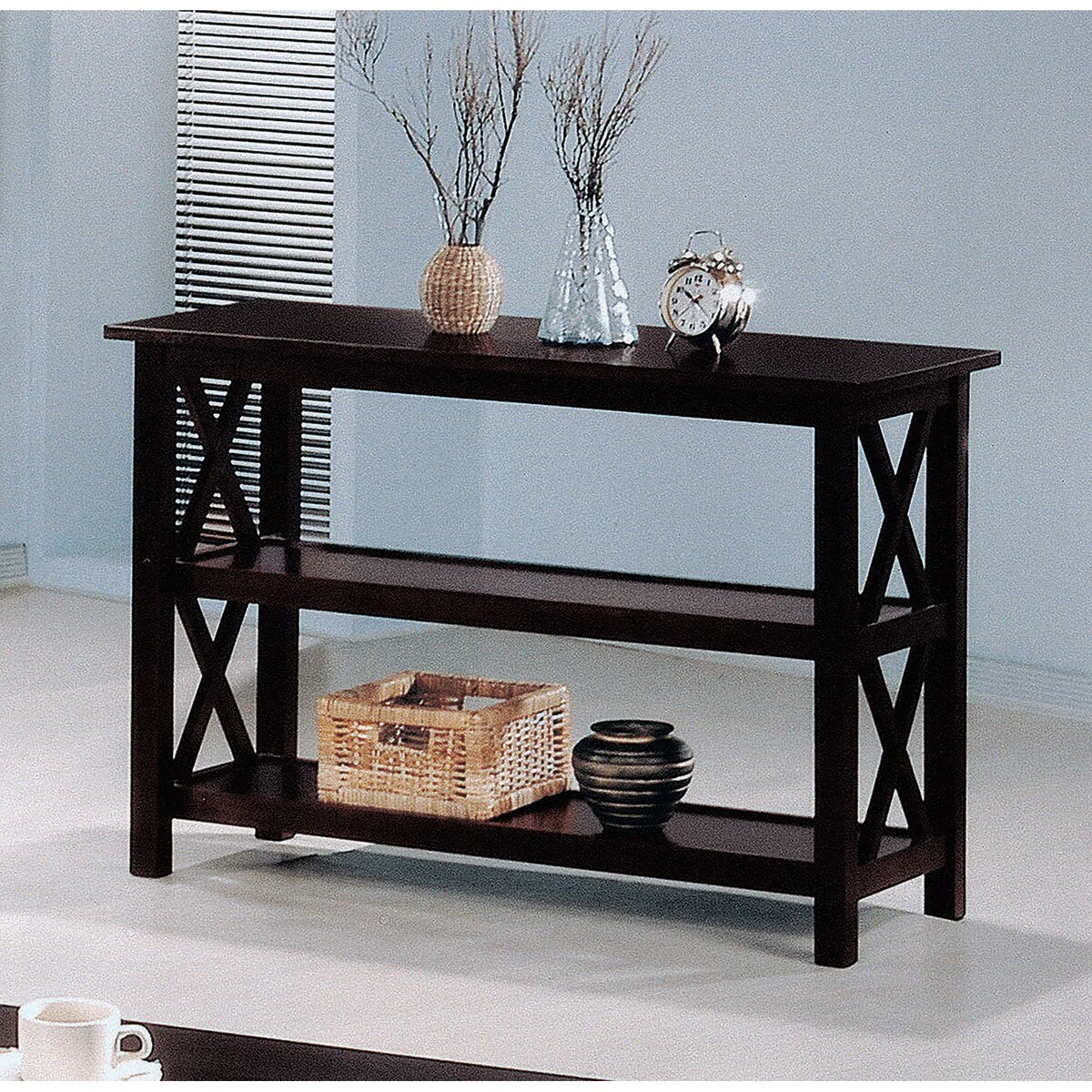 Duggan Sofa Table With 2-Shelf