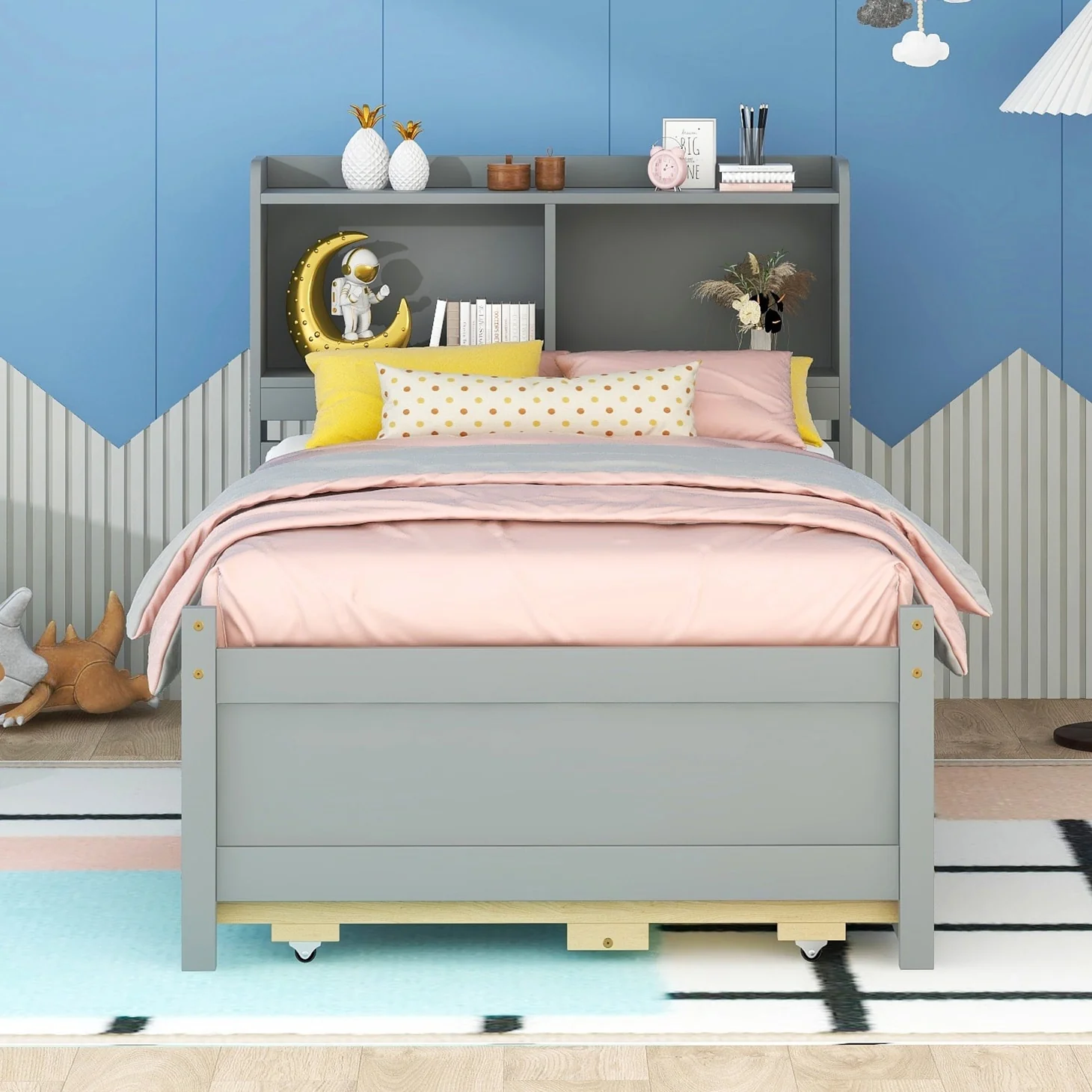 Bed with built-in USB