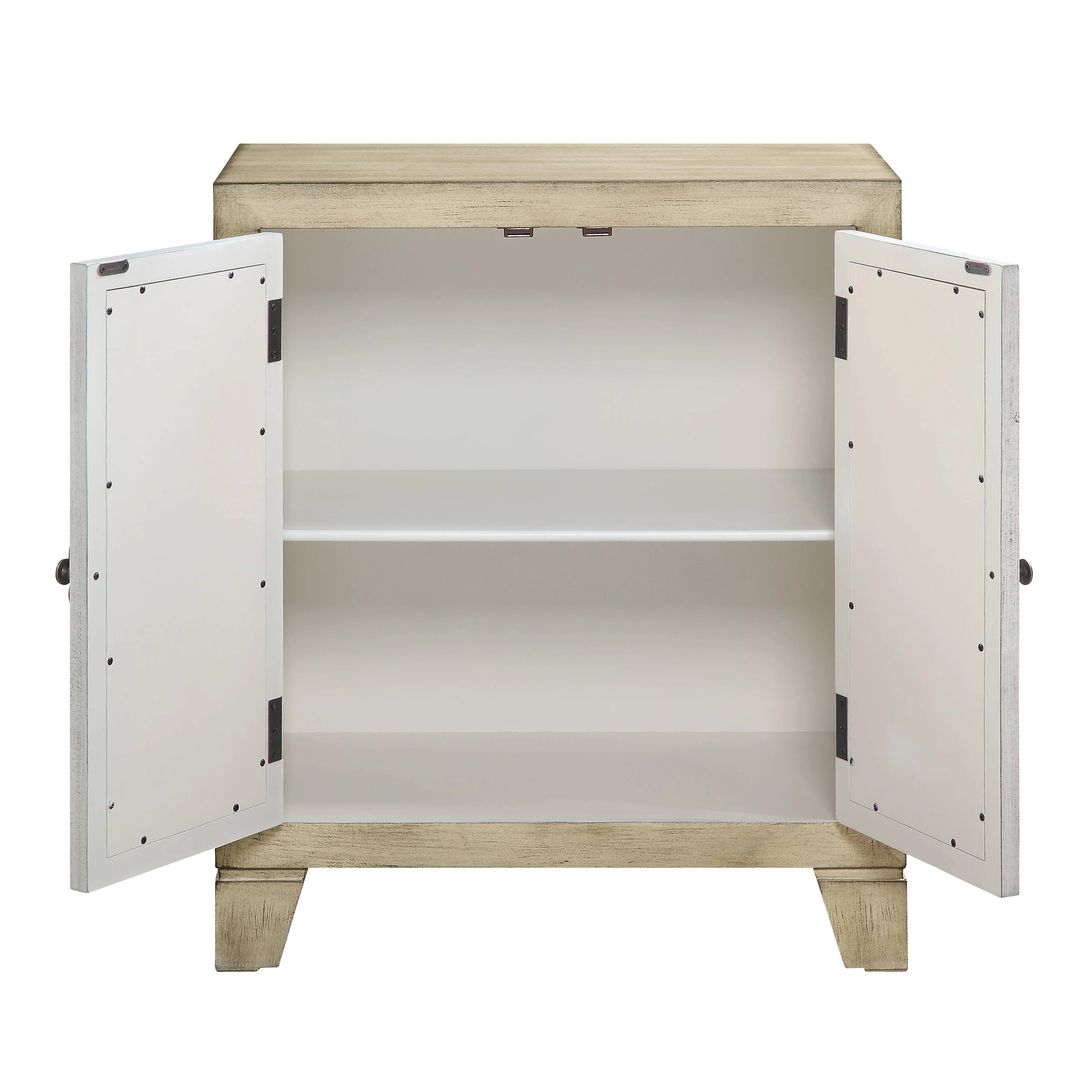 Console Table with Mirrored Doors