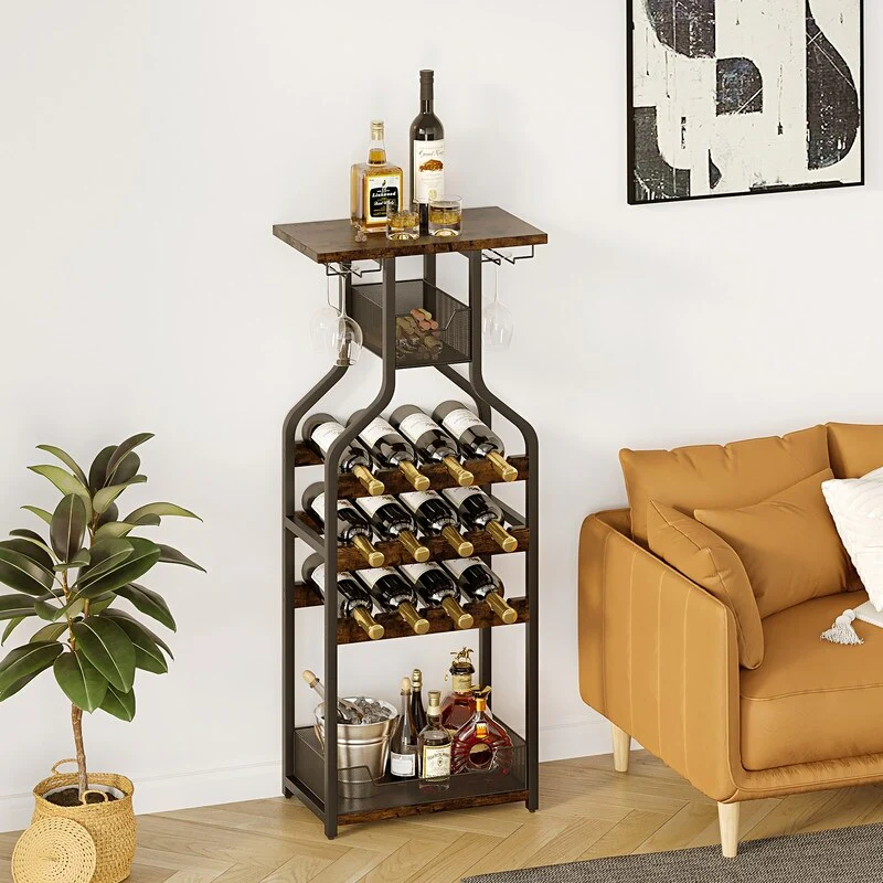 Special shaped wine rack