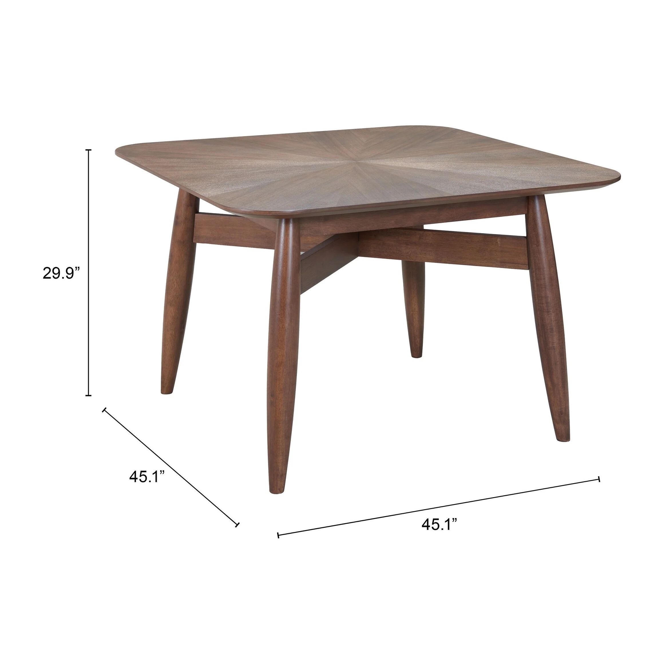 Silea Square Dining Table Espresso
