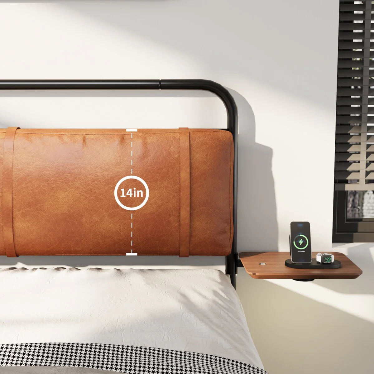Bed Frame With Upholstered Headboard