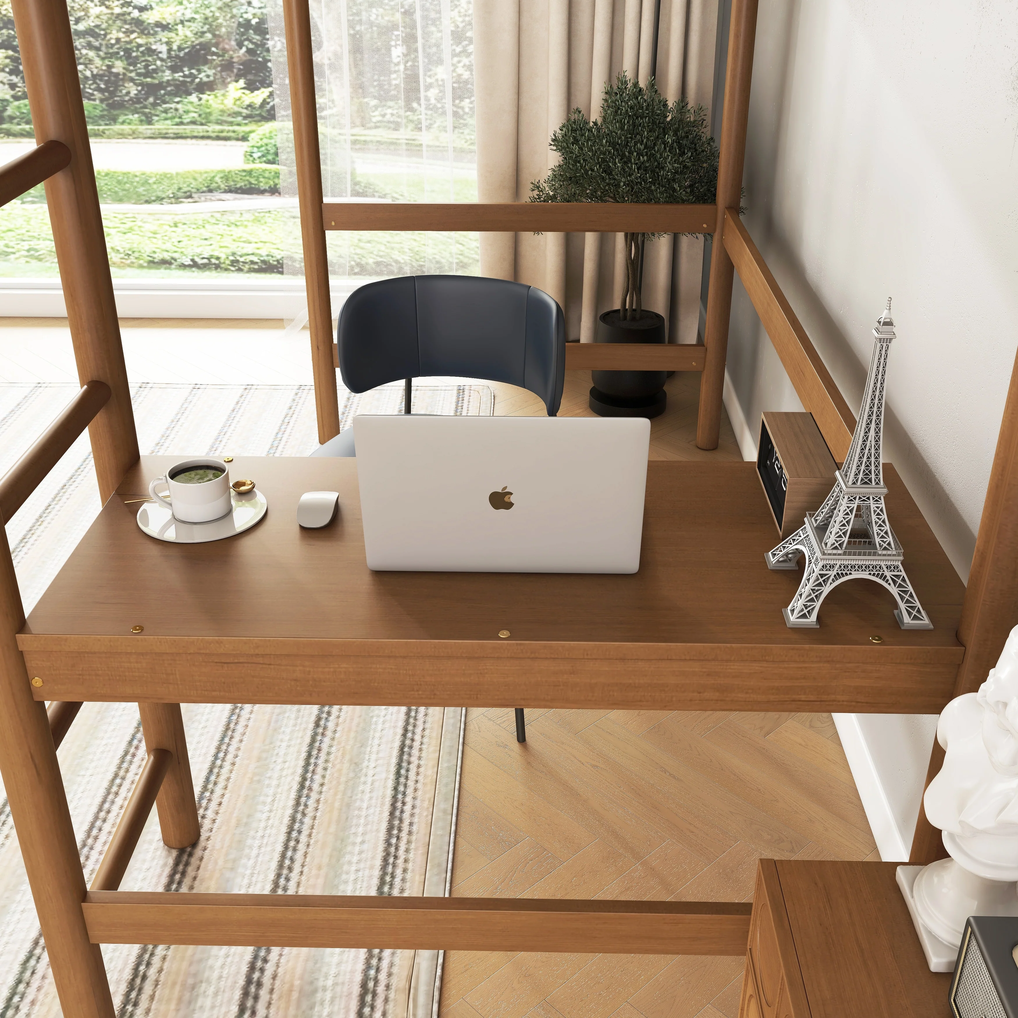 Loft Bed with Desk