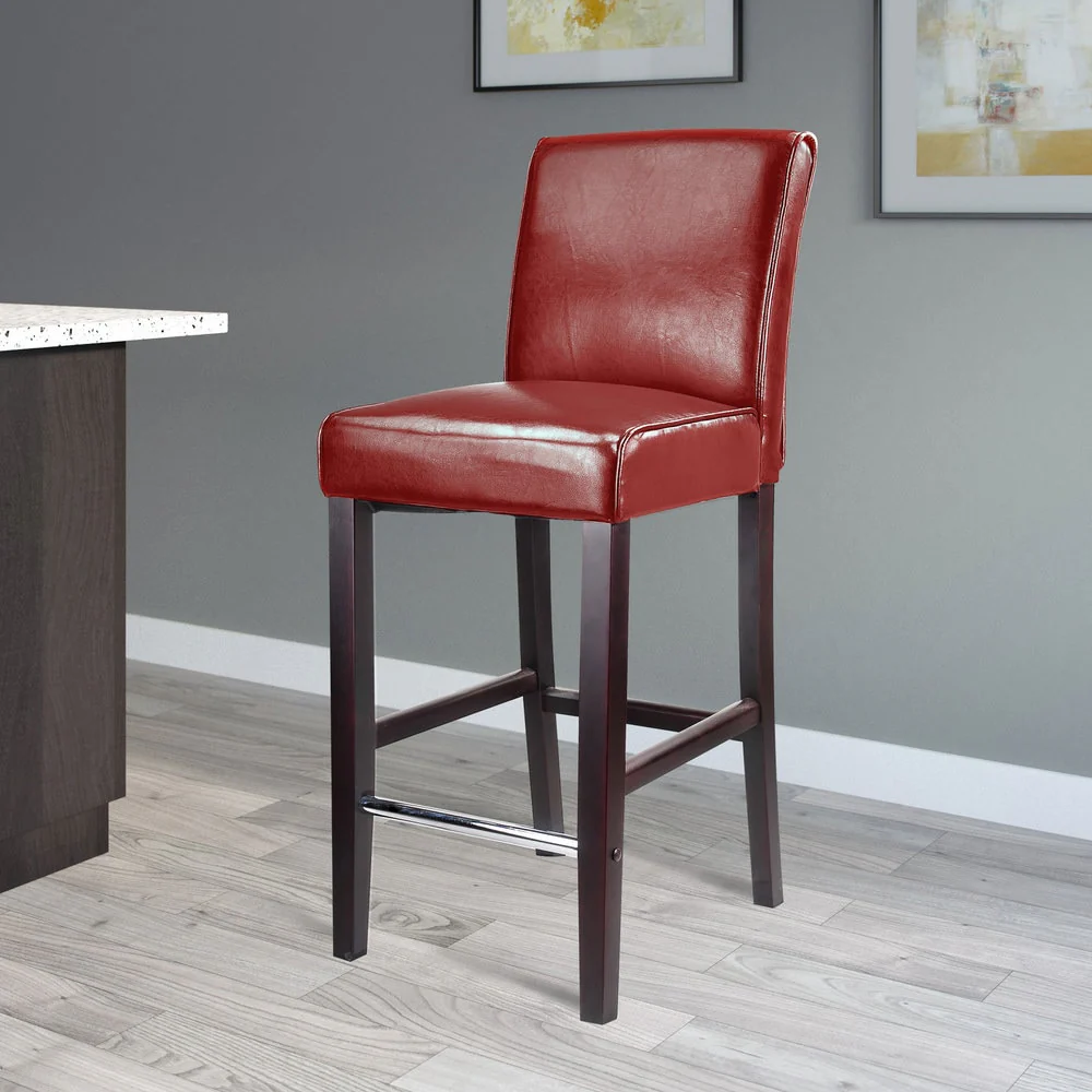 Ira Wooden Bar Height Stool