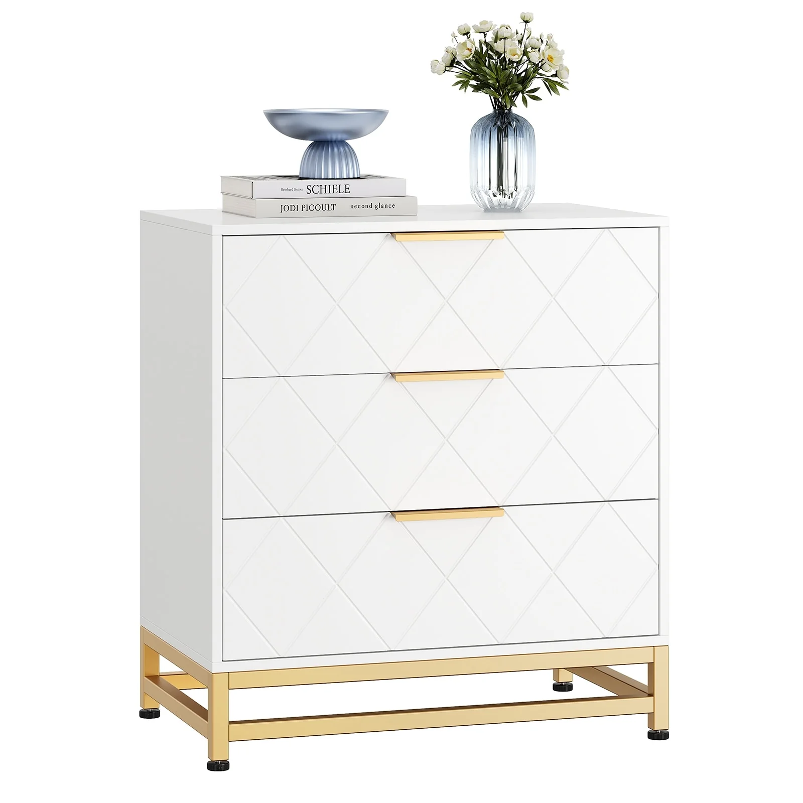 Nightstand with 3 Drawer