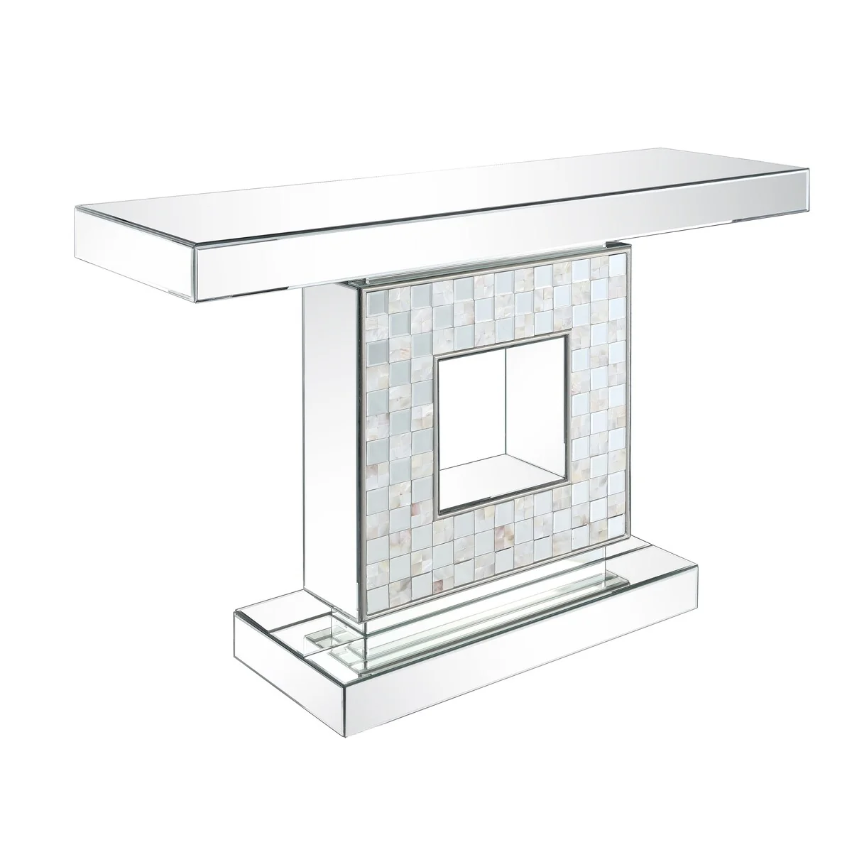 Nathalie Pedestal Base Console Table