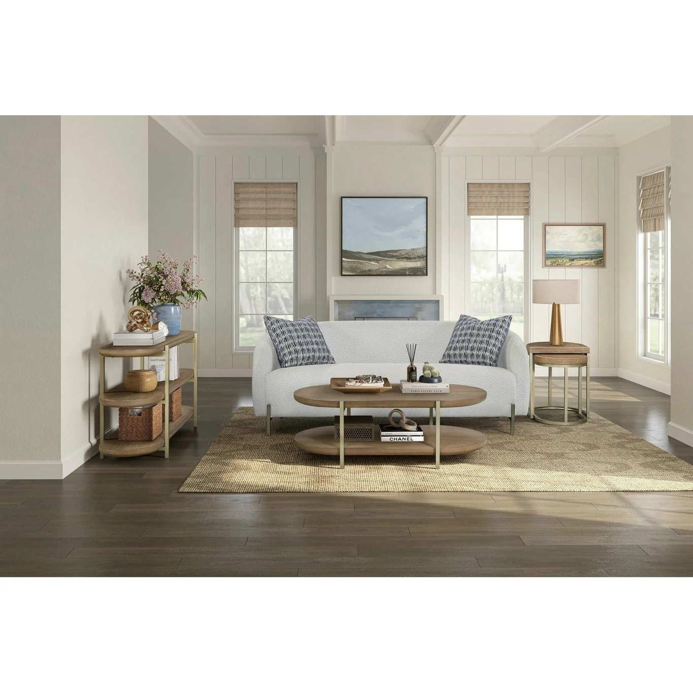 Console Table - Latte