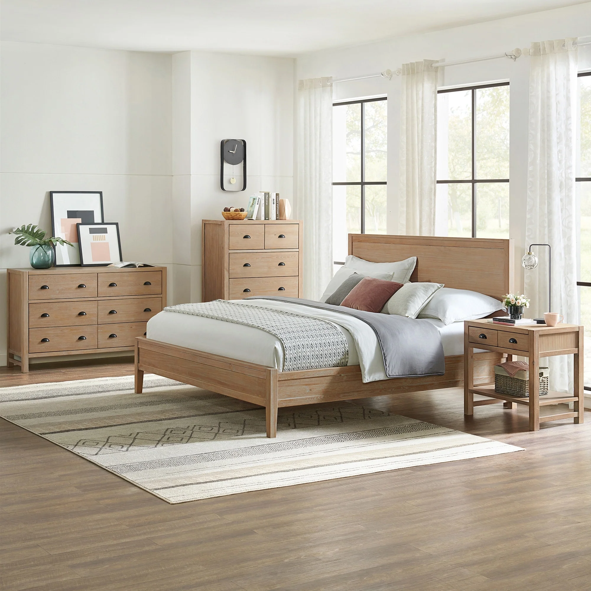 Arden 5-Drawer Wood Chest