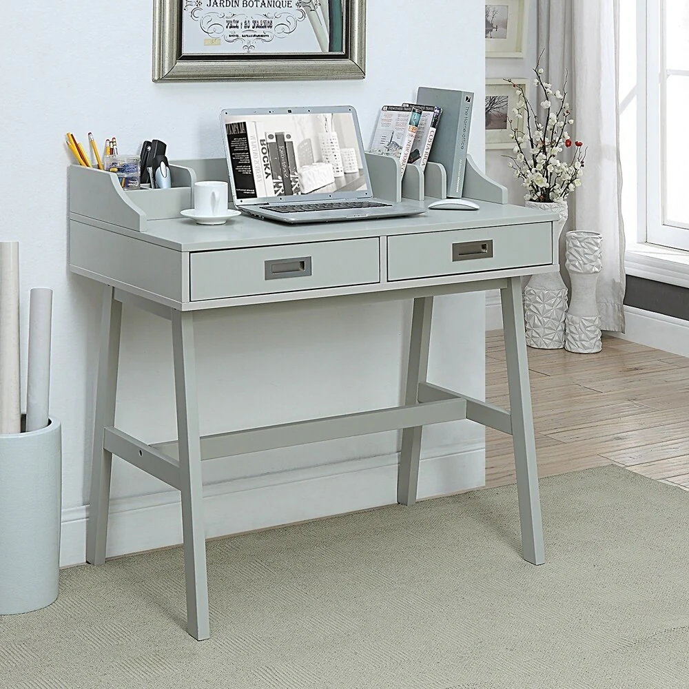 Sadie Small Office Desk, London Grey