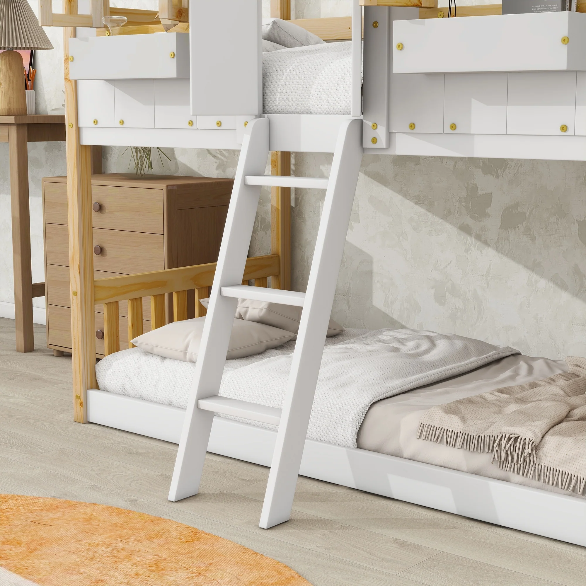 House Bunk Bed with Roof