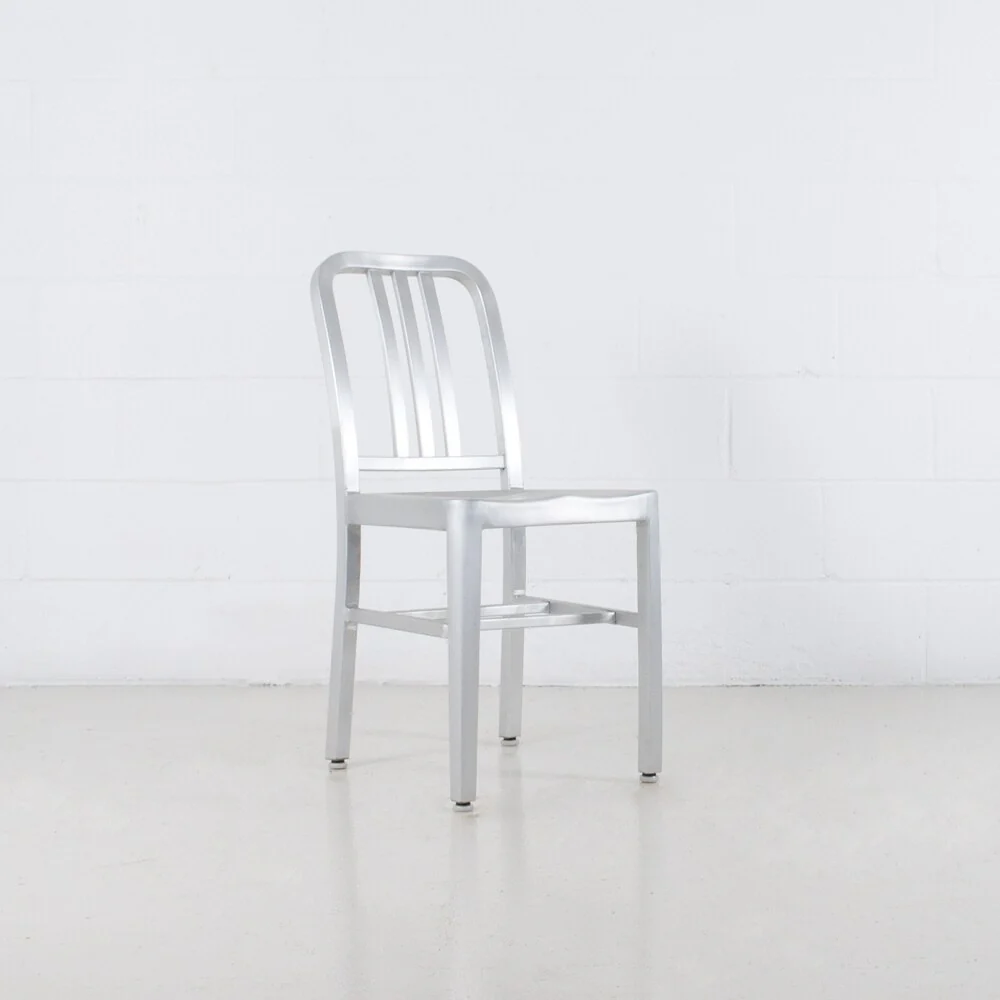 Army Aluminum Side Chair