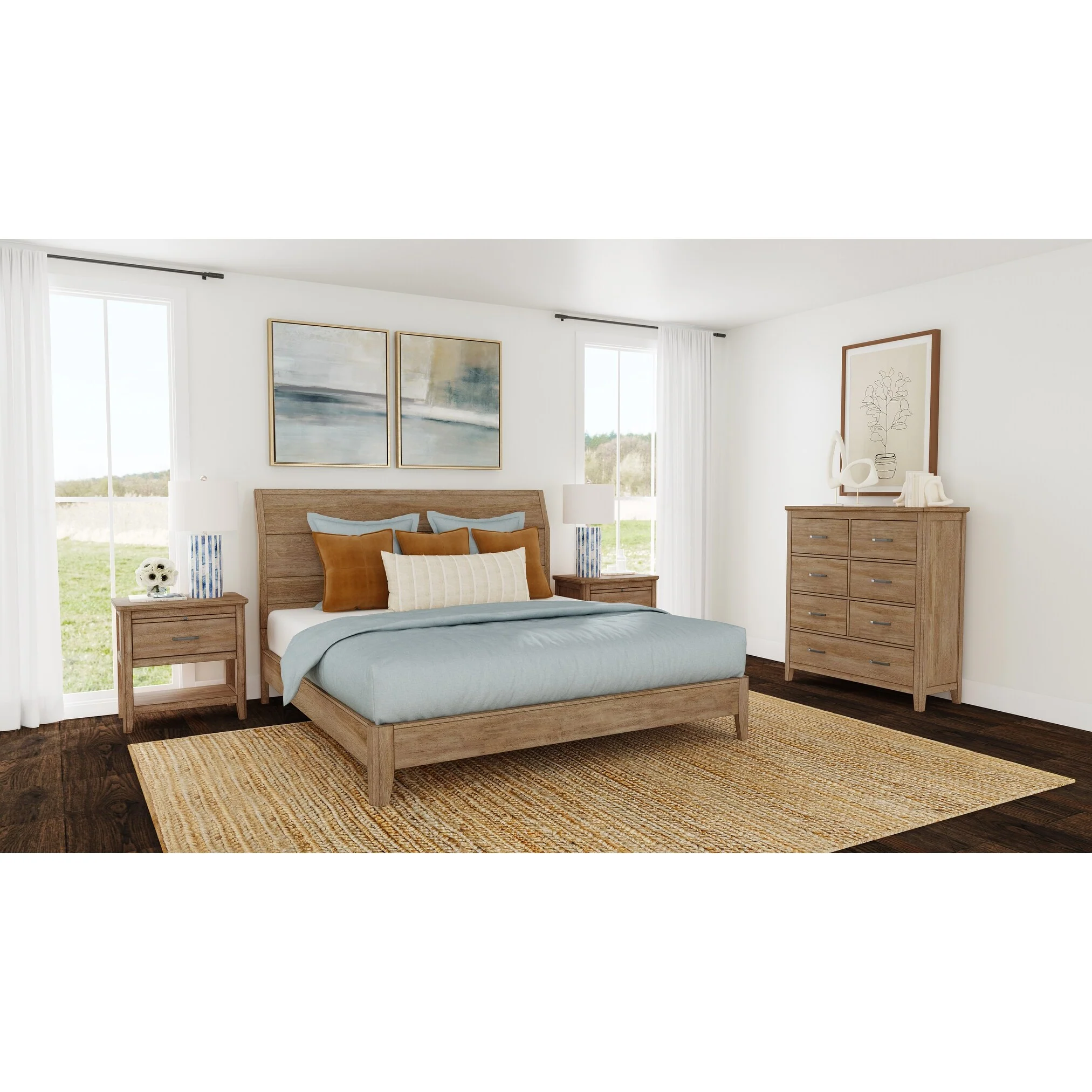 Simply Solid Kerria 4pc Bedroom Set