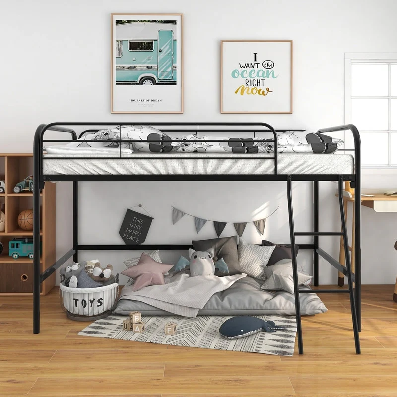 Metal Twin Loft Bed