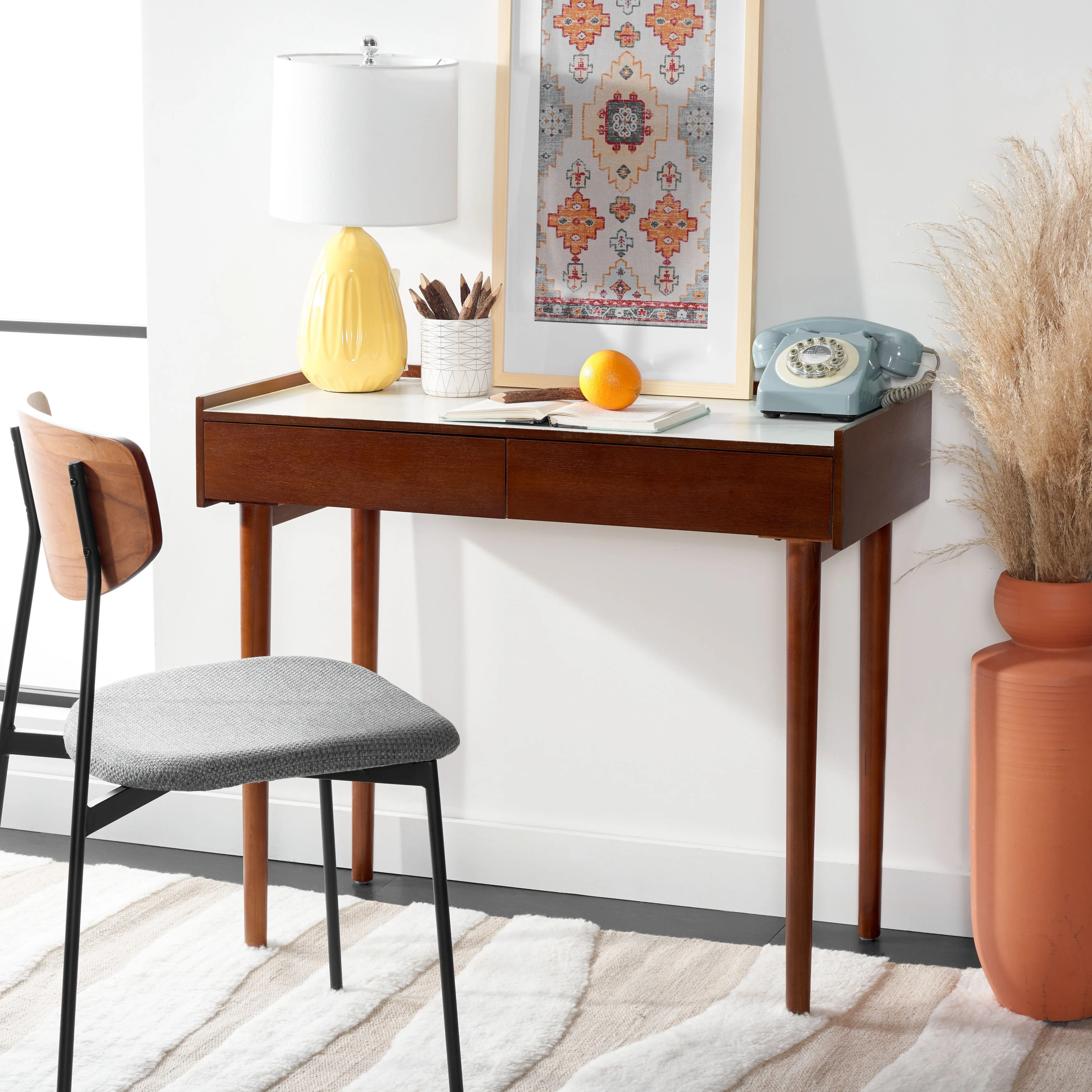 SAFAVIEH Zela 2-Drawer Desk