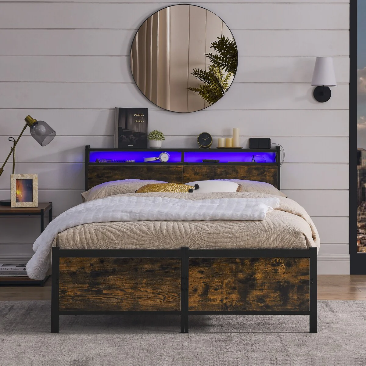 iron bed frame