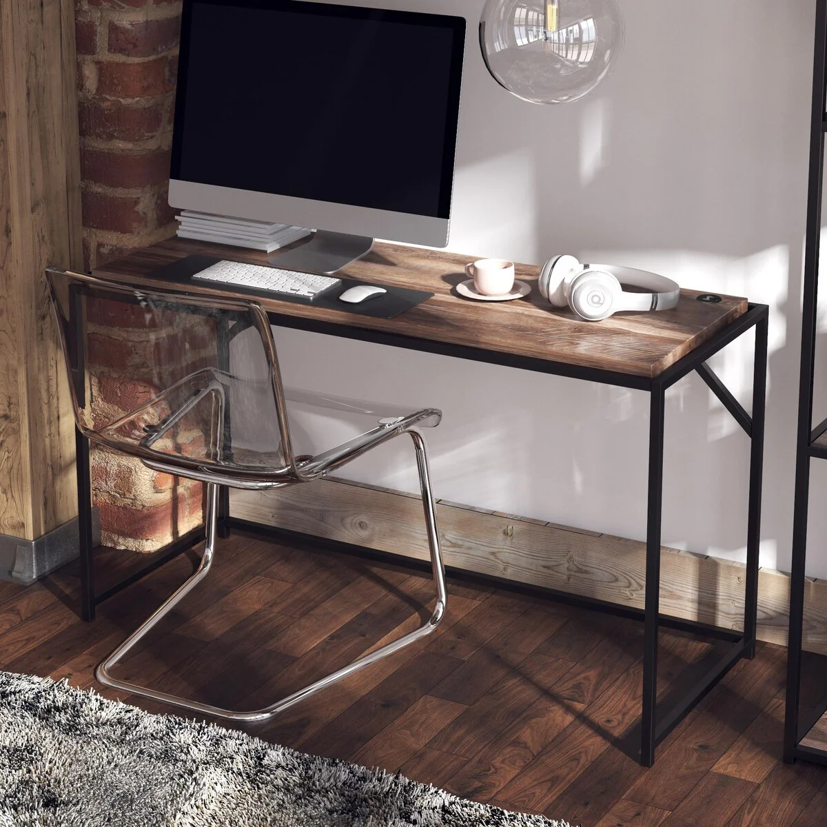 Quincy Writing Desk, Weathered Oak