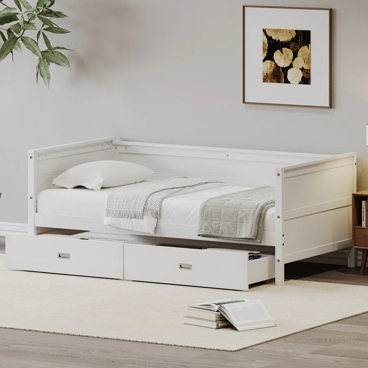 Elegant Twin Size Daybed Sofa Bed