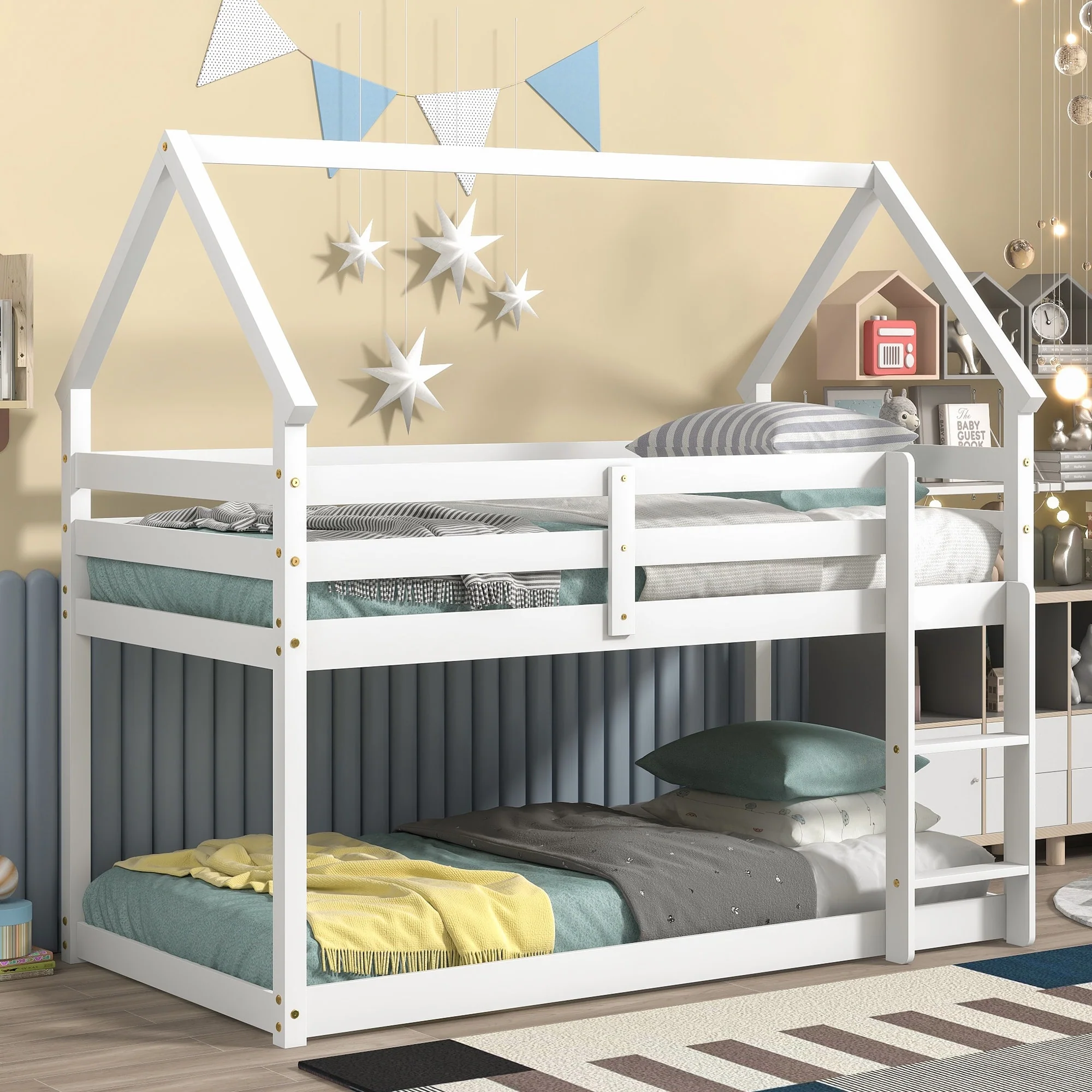 Loft Bed with Roof Design