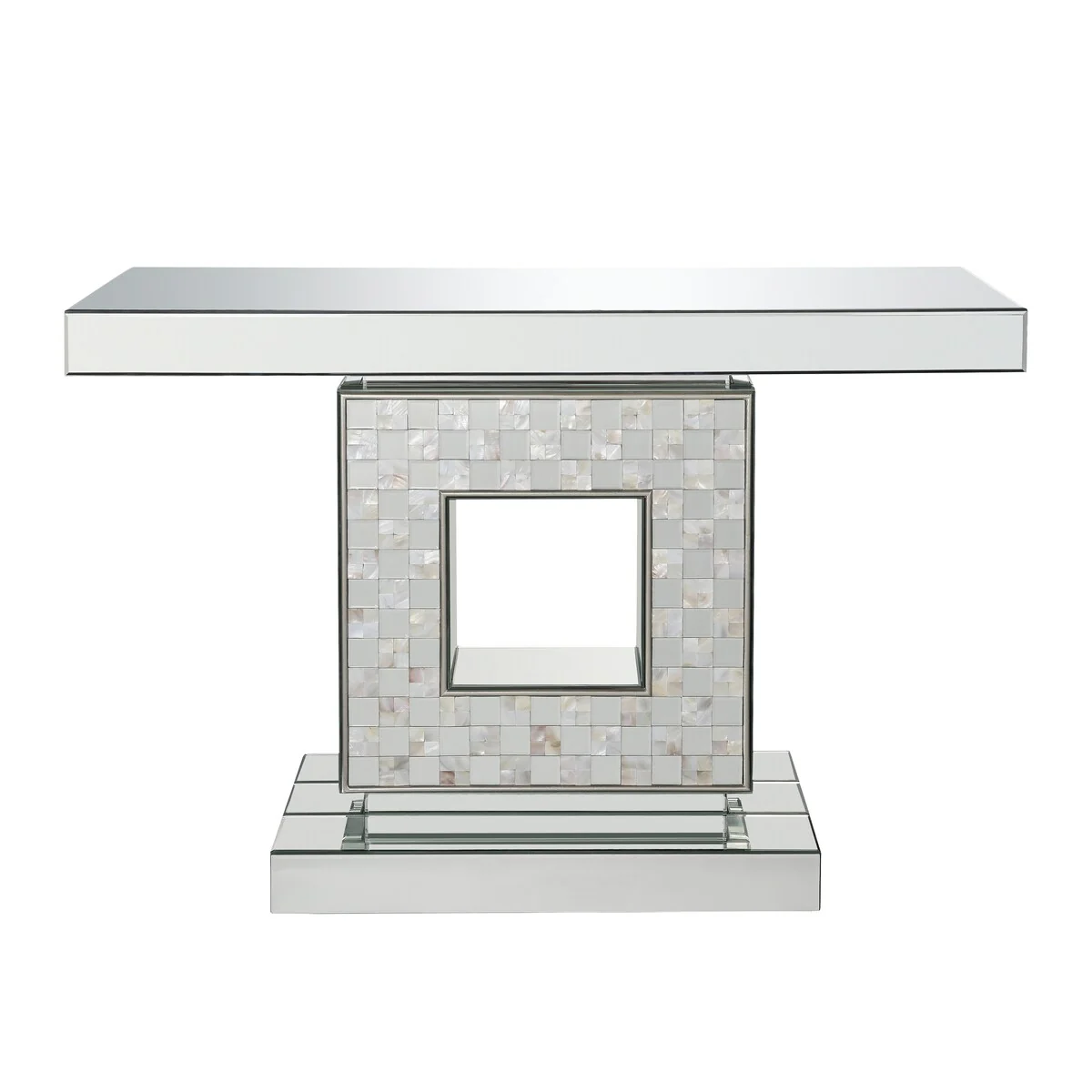 Nathalie Pedestal Base Console Table