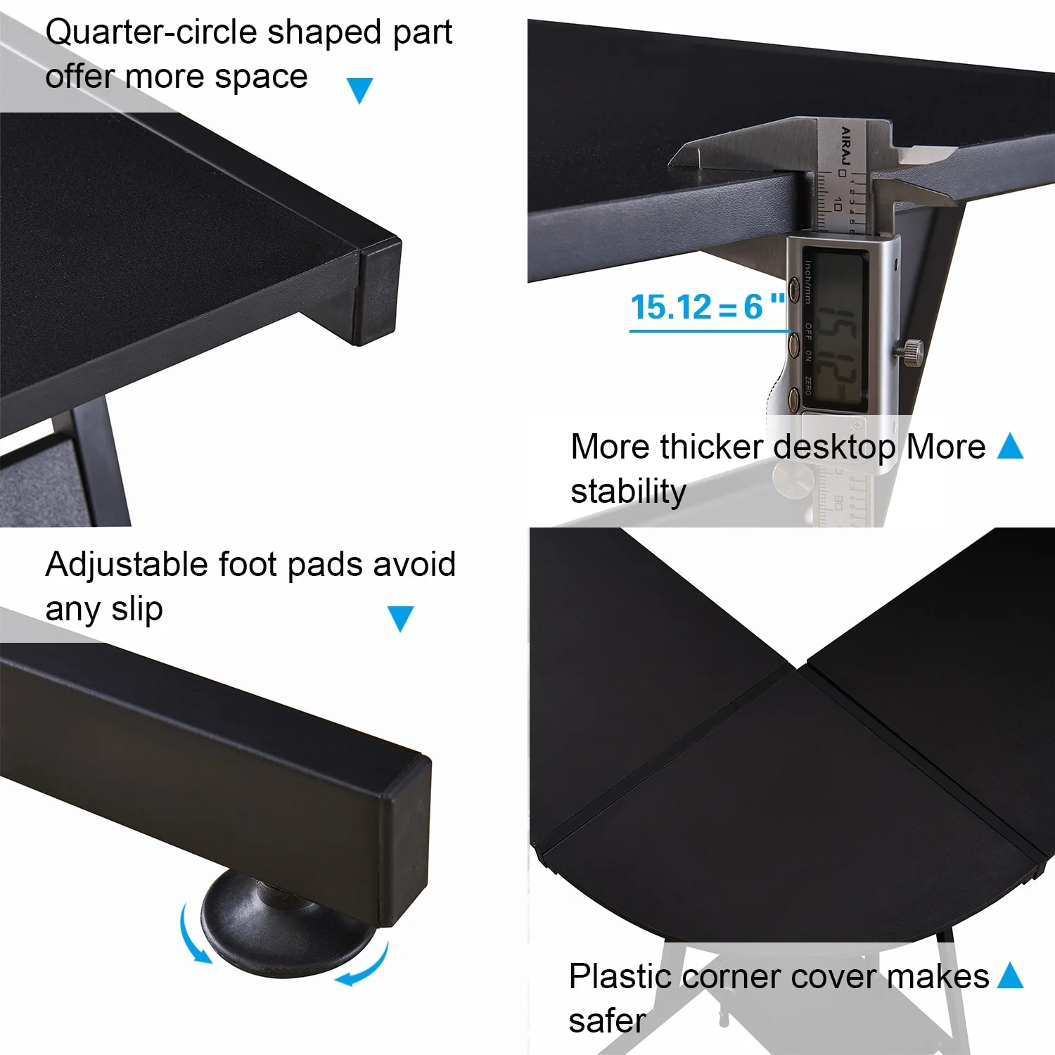 Gaming L Shaped Desk