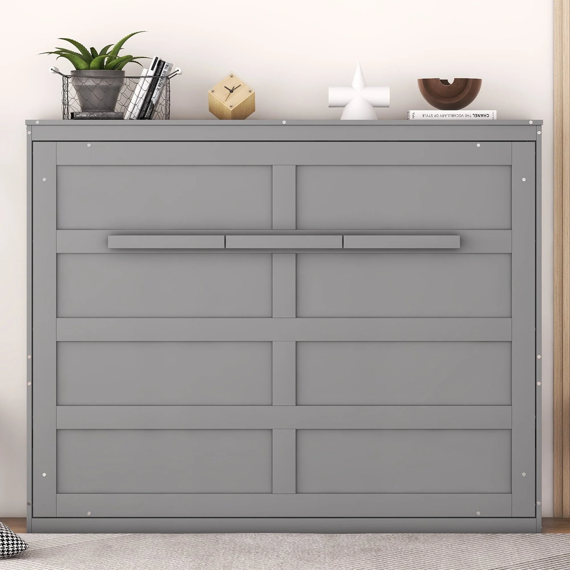 Wooden Full Size Murphy Bed Wall Bed