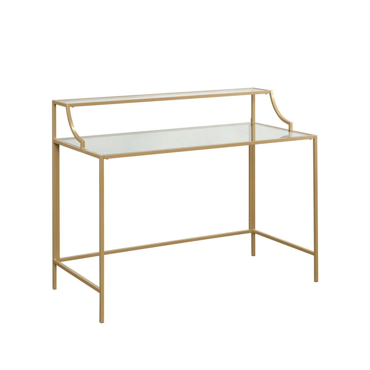 Nola Writing Desk, Gold Finish