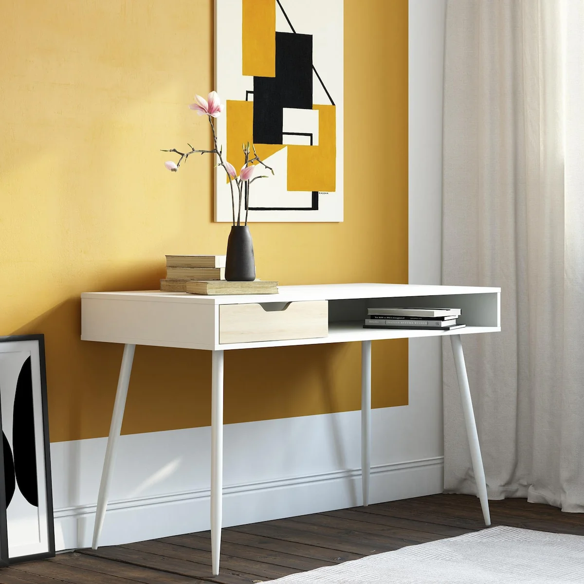 Copley Writing Desk, White