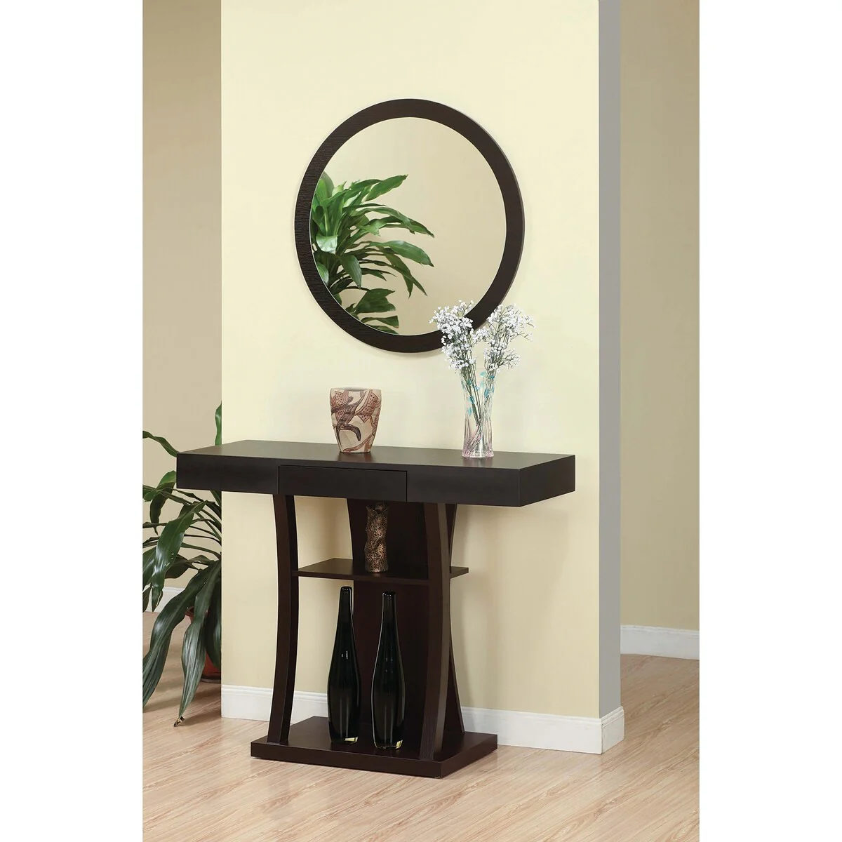 Adagio Console Table, Dark Cherry