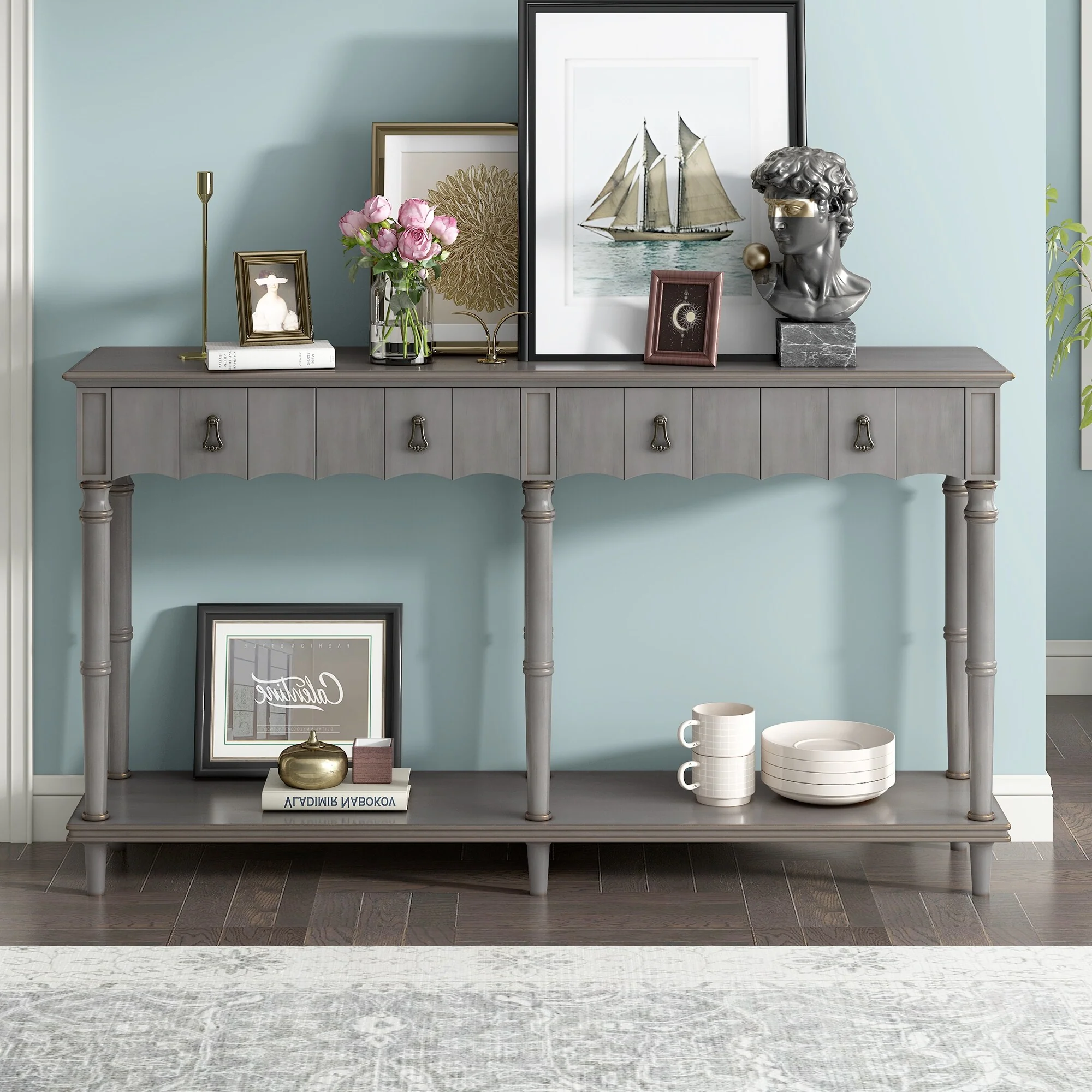 Kata 4-Drawer Console Table