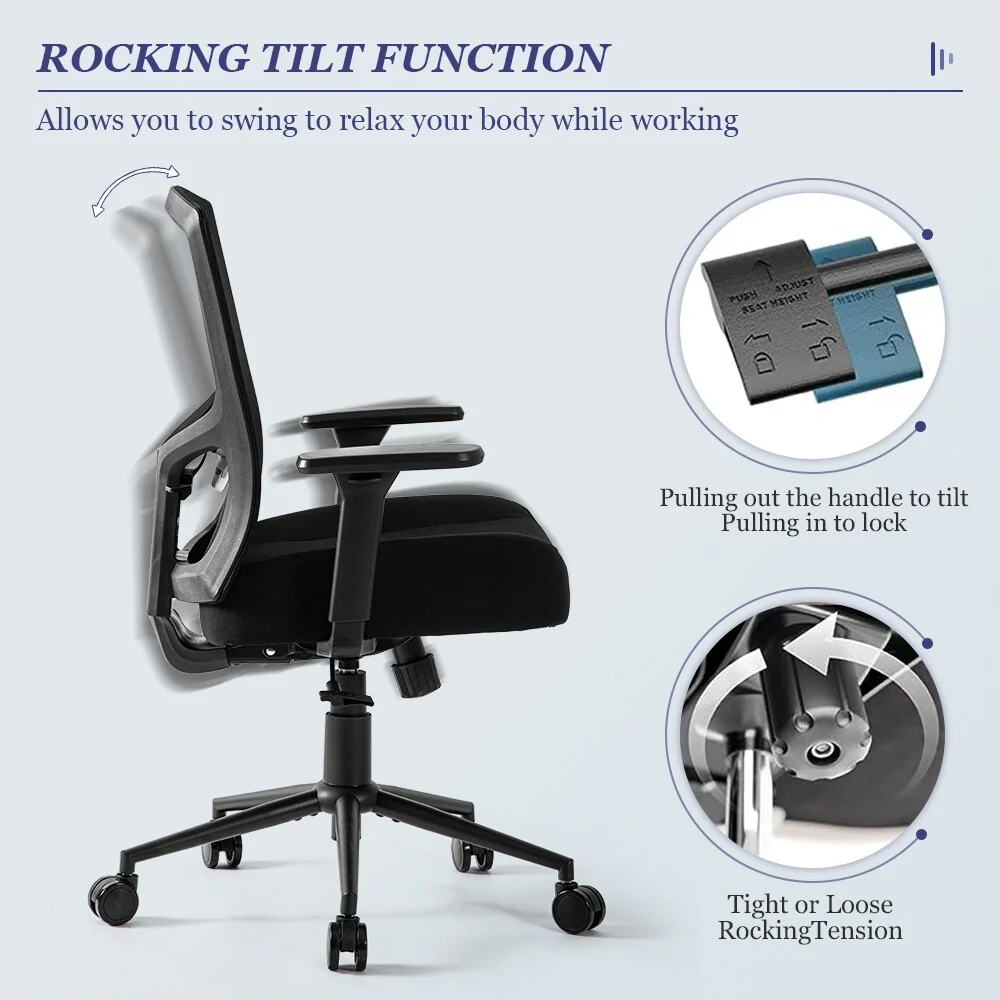 Swivel Ergonomic Office Mesh Chair