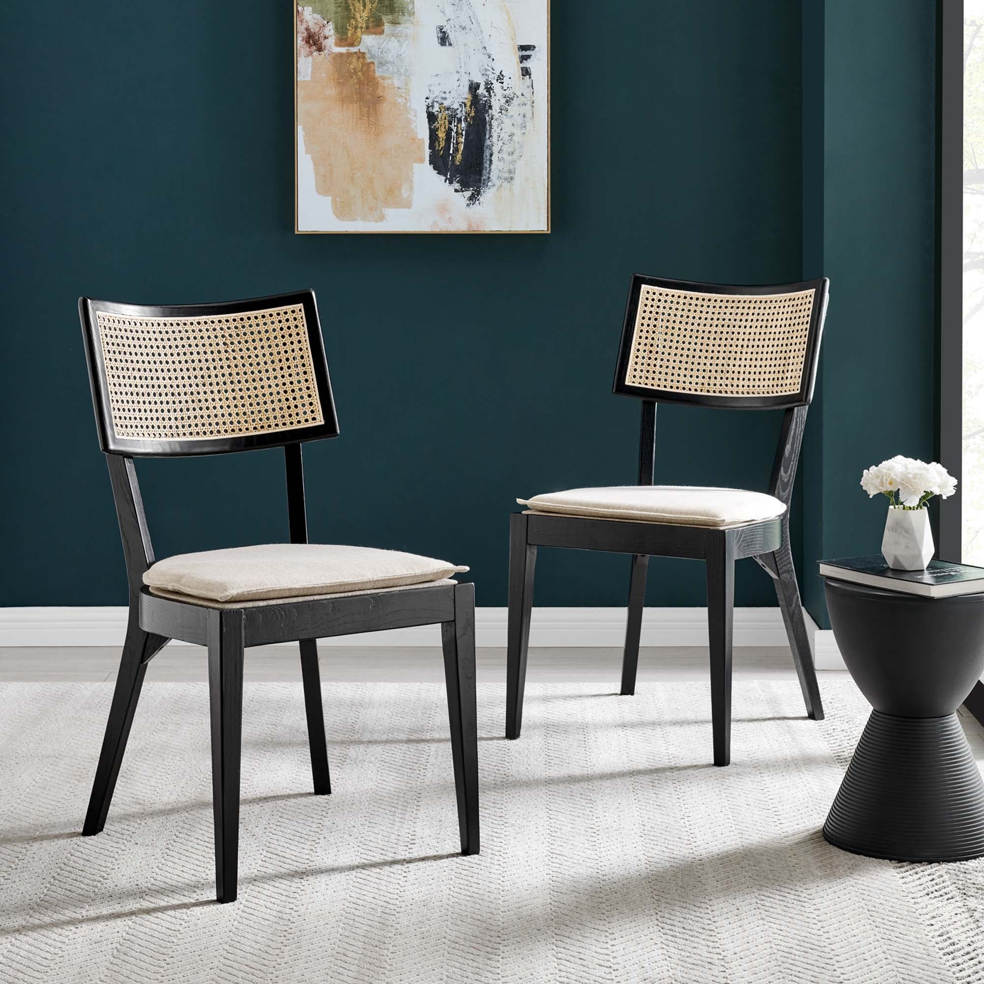 Caledonia Wood Dining Chair Set of 2