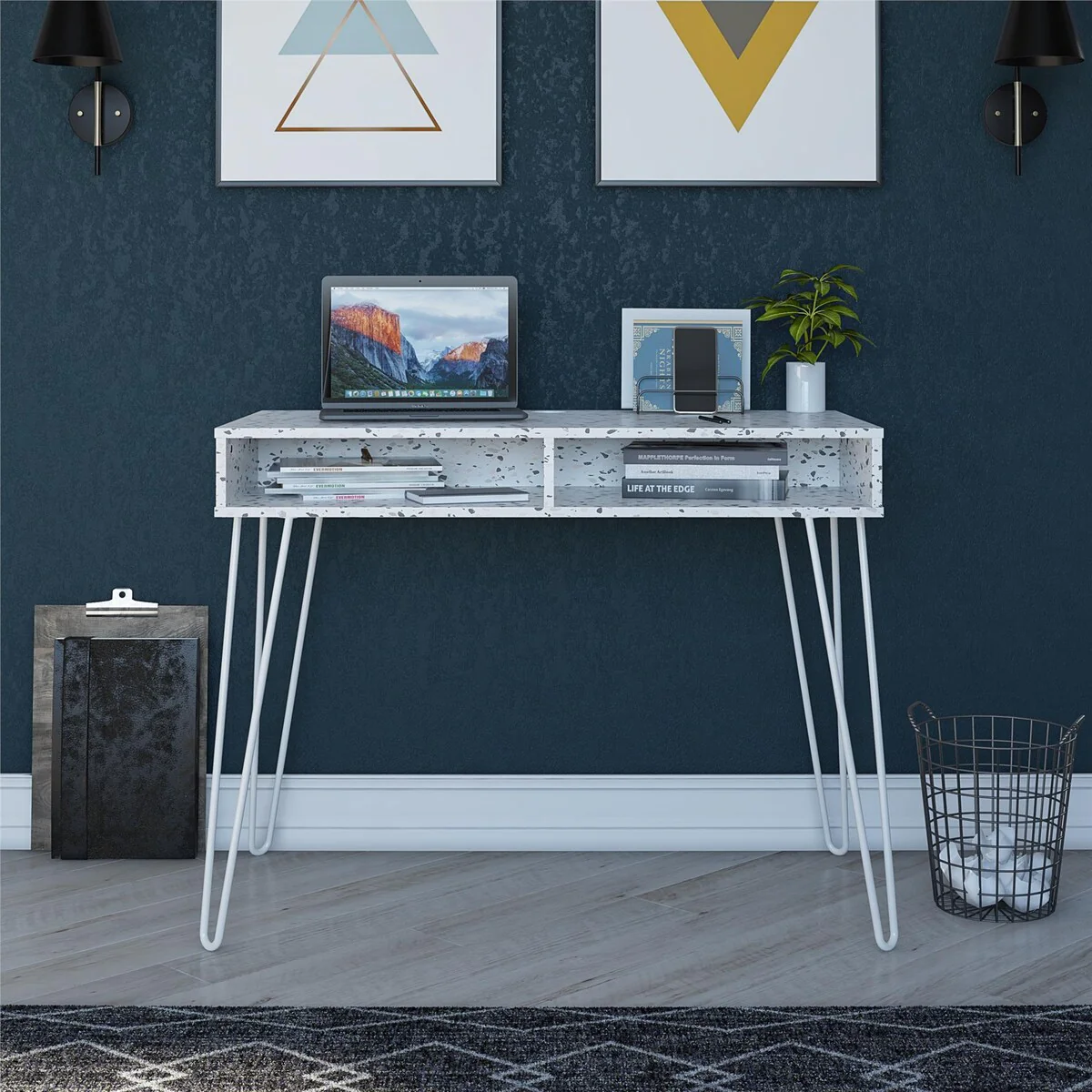 Athena Computer Desk with Storage