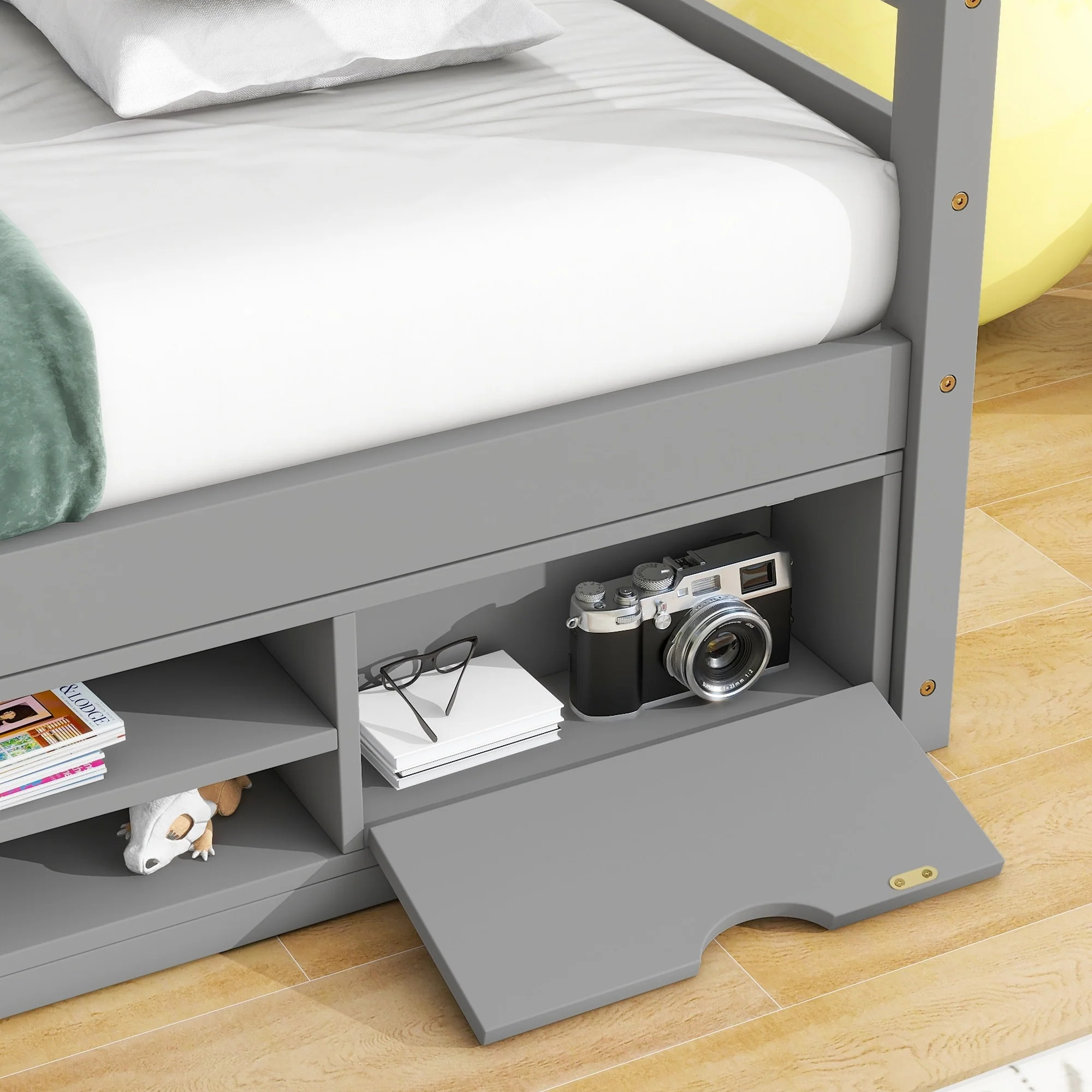 House Bed with Roof Frame