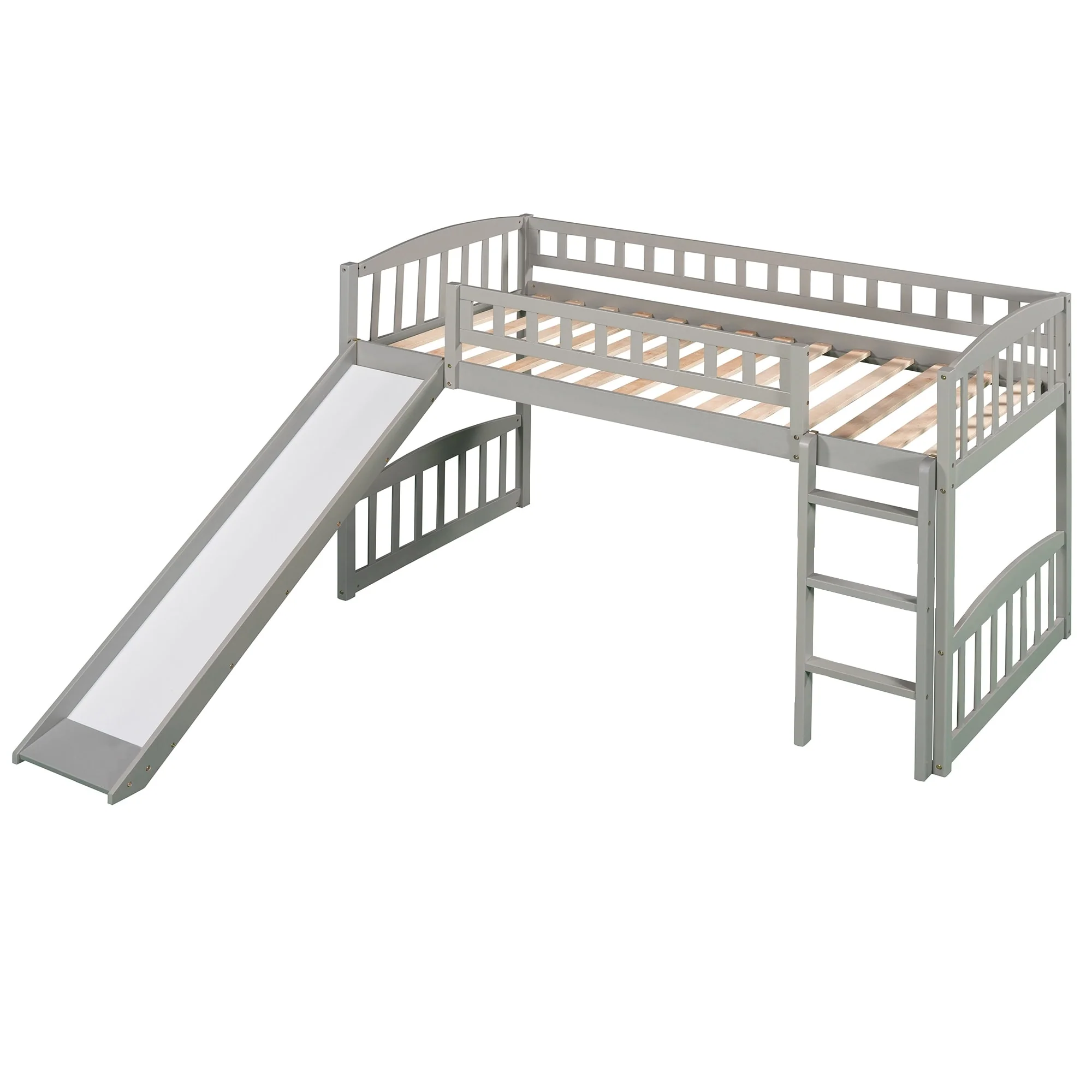 Loft Bed with Slide and Ladder