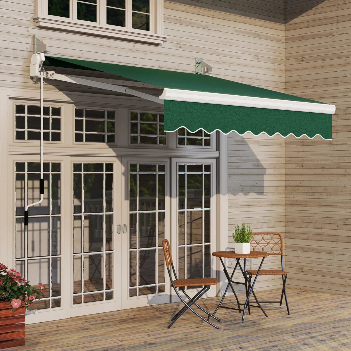 8' x 7' Patio Retractable Awning