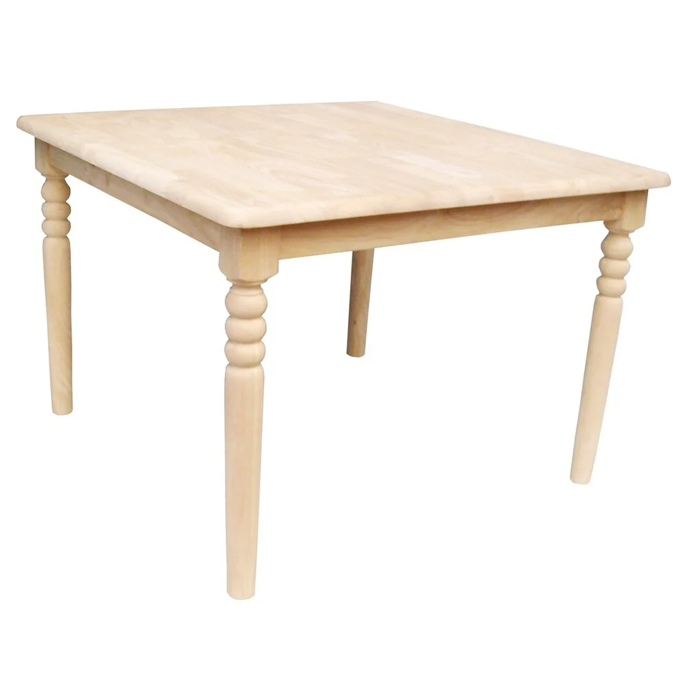Square Unfinished Juvenile Table