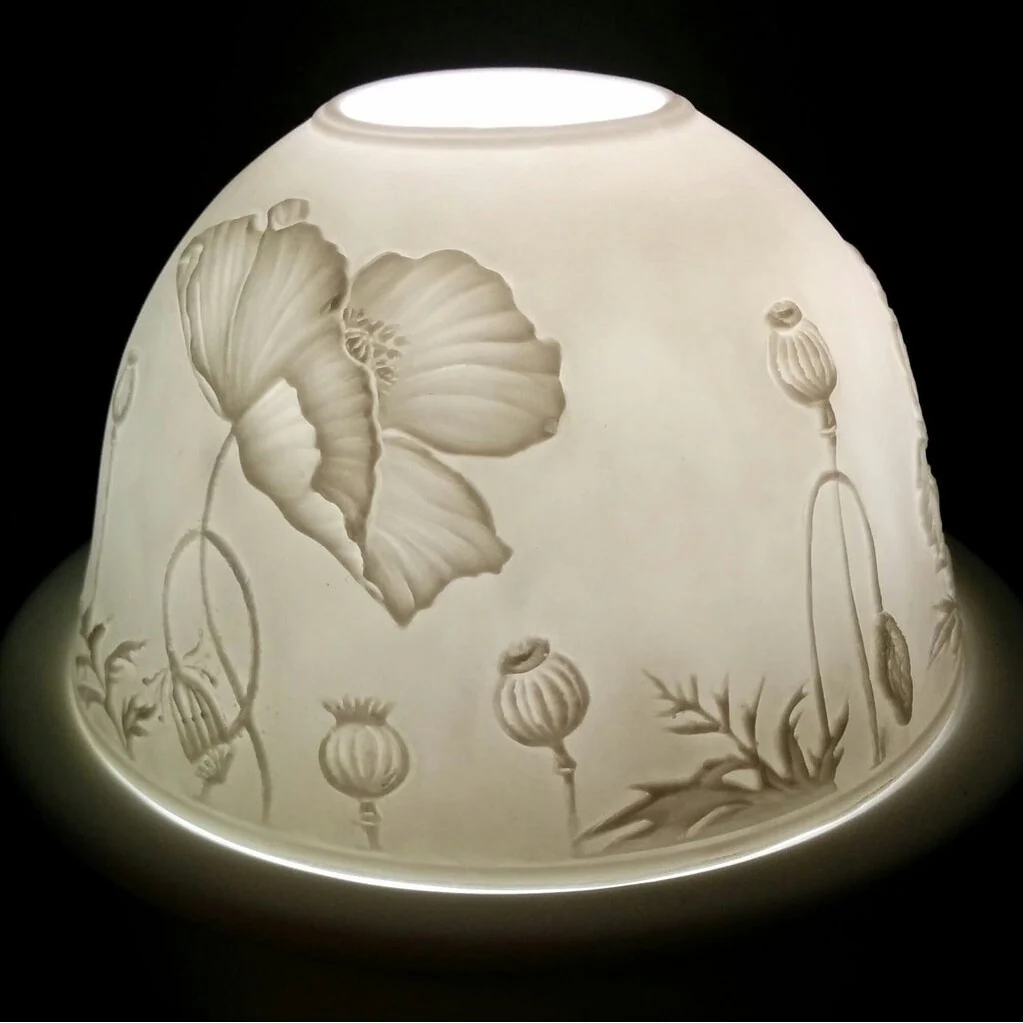 Blossoming Poppies Dome Light