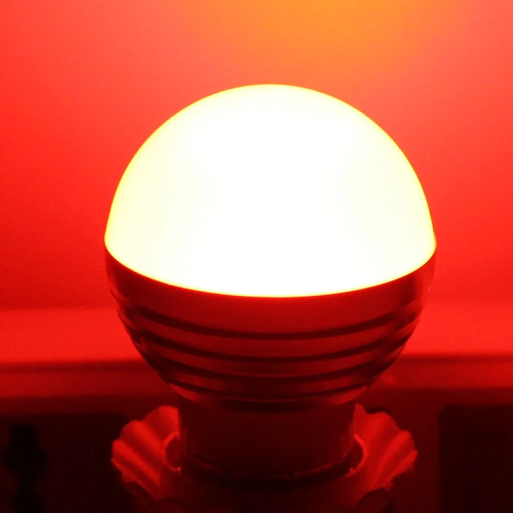 3W Energy-saving RGB Light Bulb