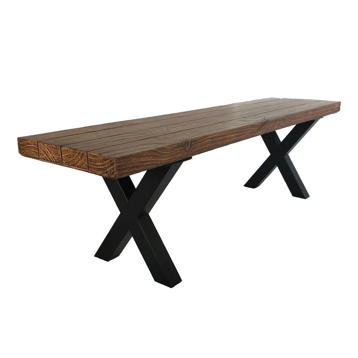 1-Piece Concrete Outdoor Bench