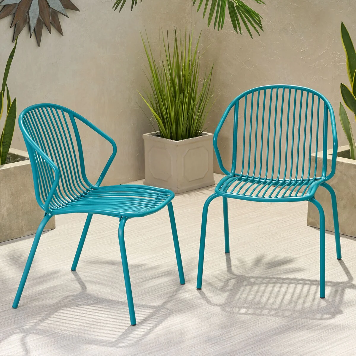 1-Piece Iron Patio Chair